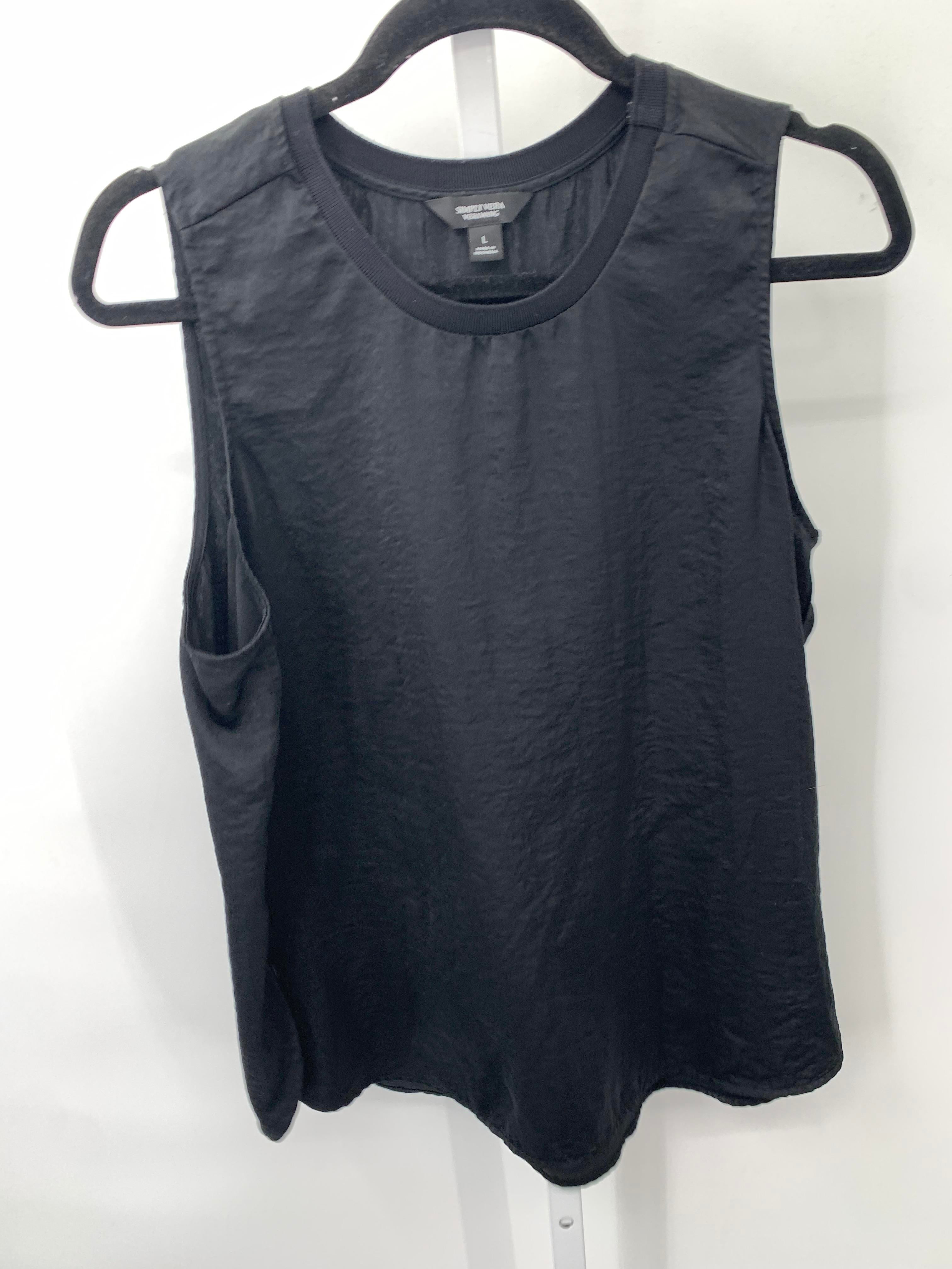 Vera Wang Size Large Misses Sleeveless Shirt