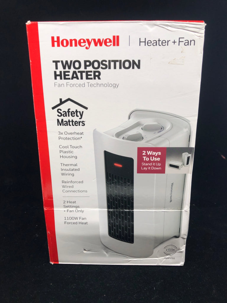 NIB HONEYWELL HEATER FAN.