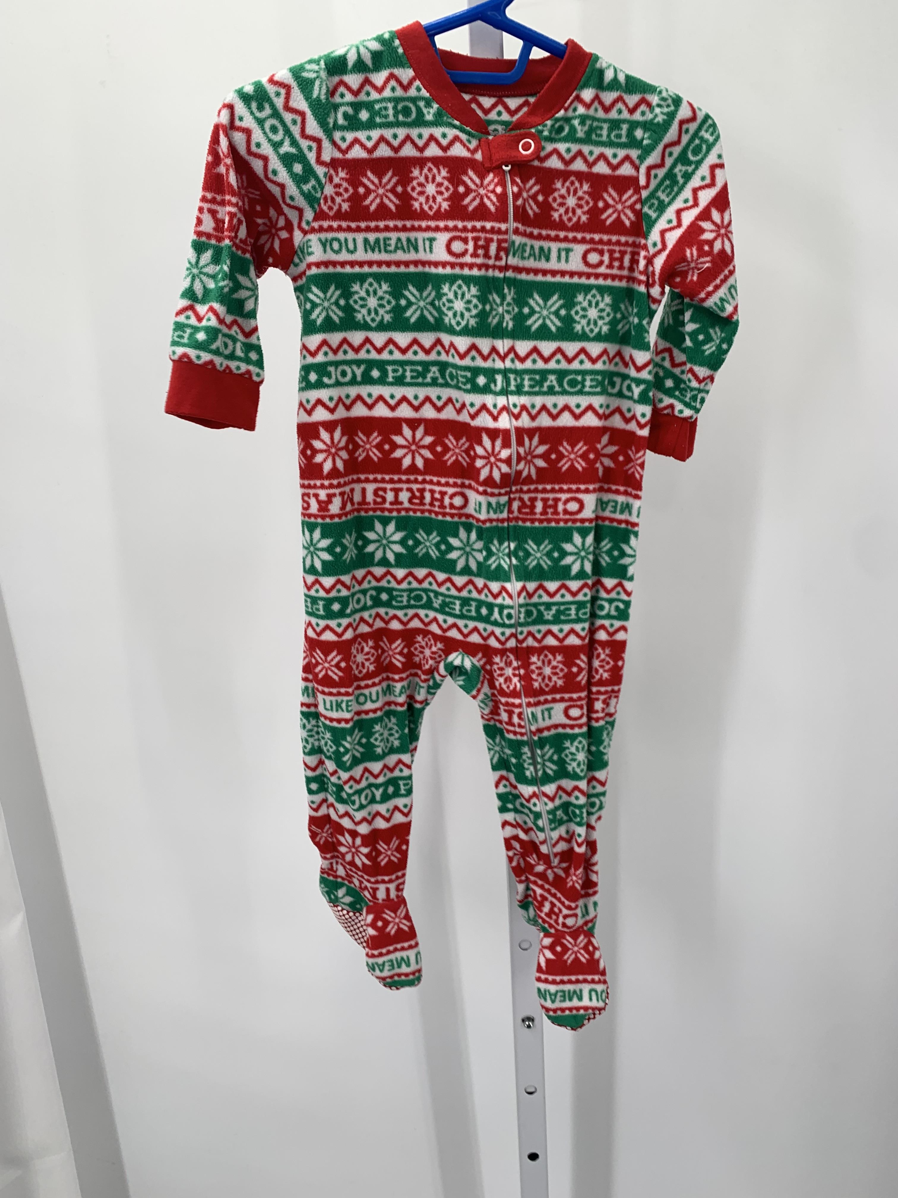 SLEEPER GREEN WHITE SNOWFLAKES CHEER, JAMMIES FOR YOUR FAMILIES