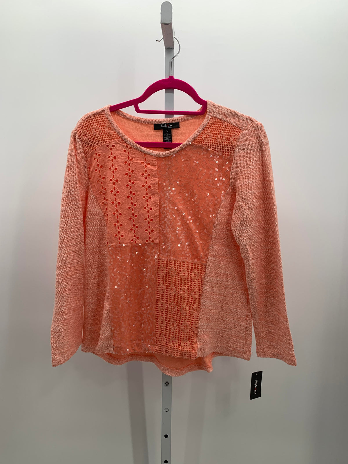 Style & Co. Size Medium Petite Petite Long Sleeve Shirt