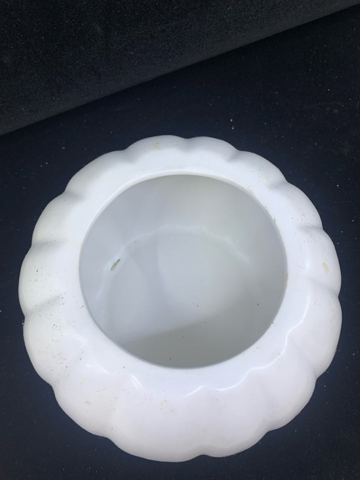 WHITE PUMPKIN CANISTER.
