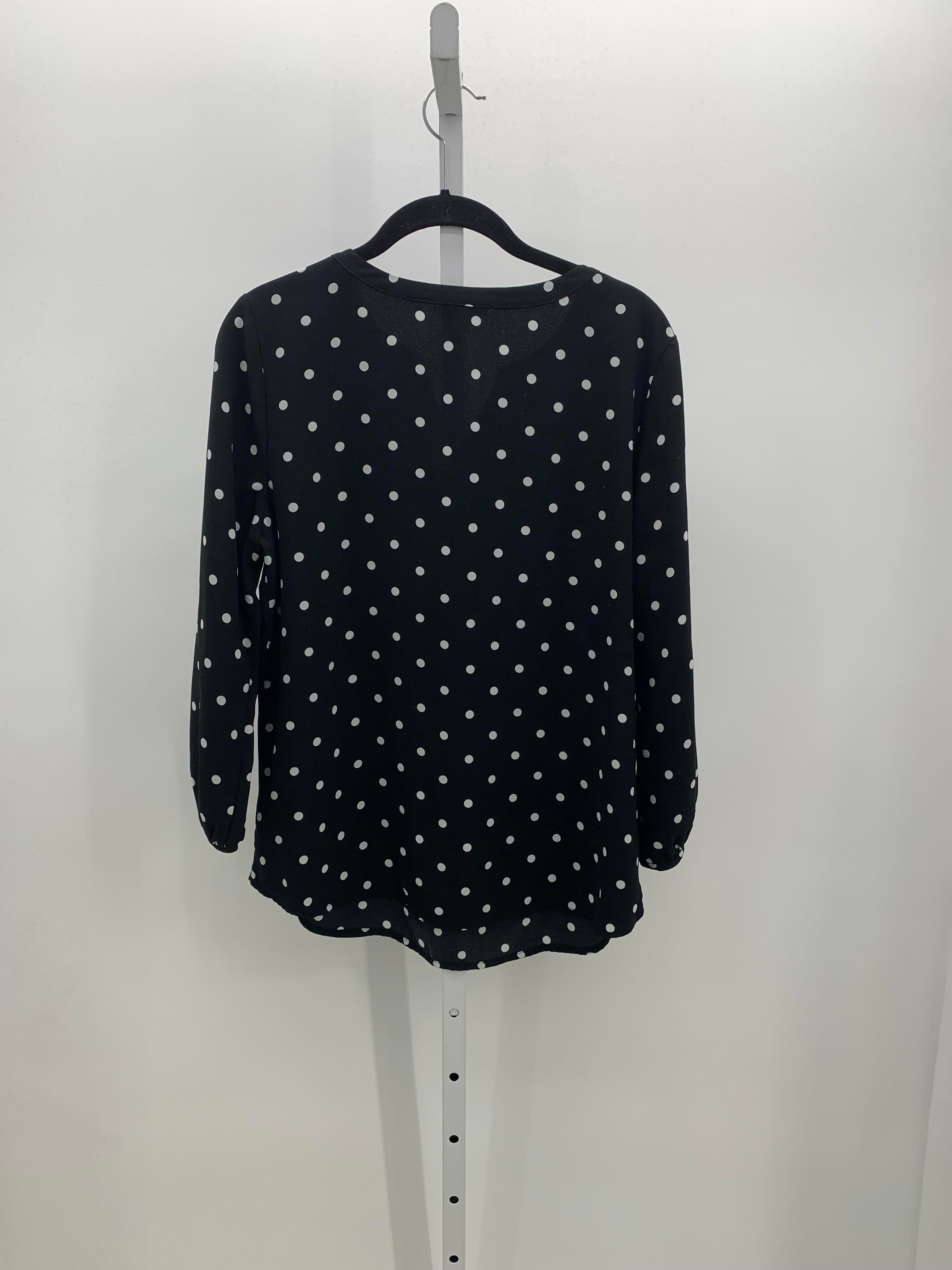 Talbots Size Medium Misses Long Sleeve Shirt