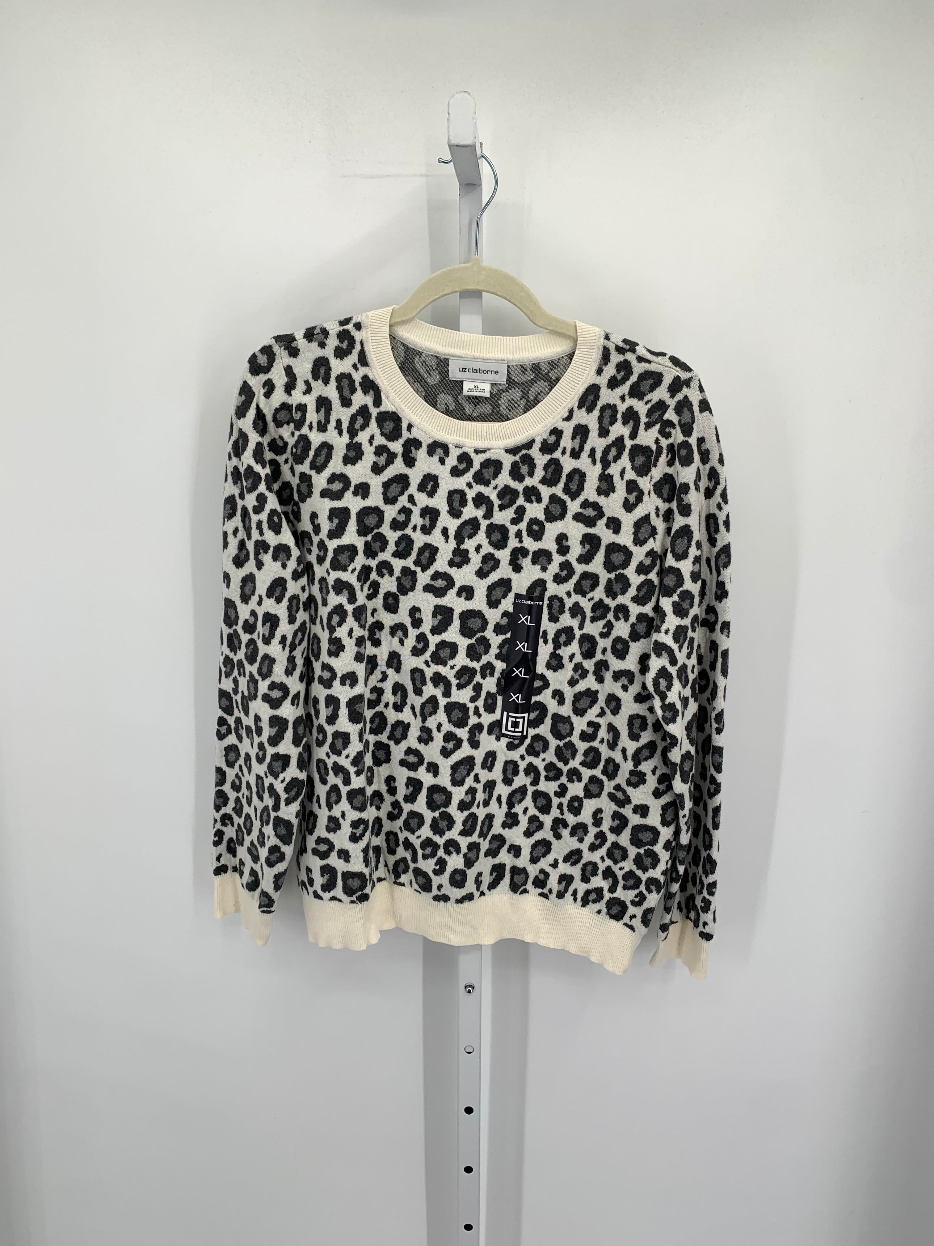 Liz Claiborne Size Extra Large Misses Long Slv Sweater