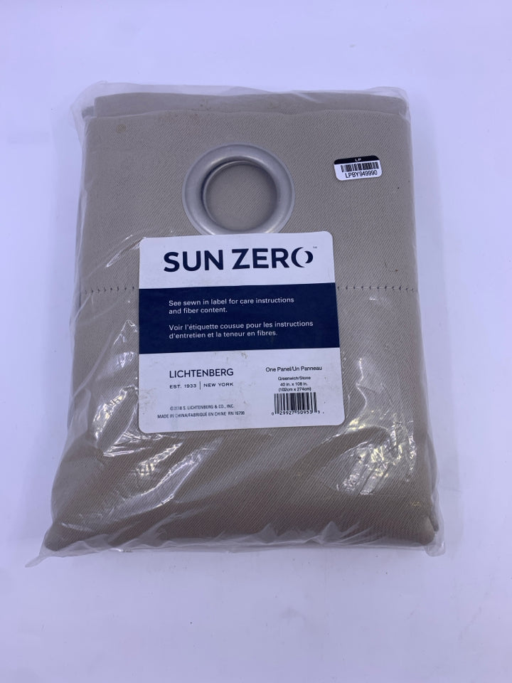 NIP SUN ZERO TAN CURTIANS.