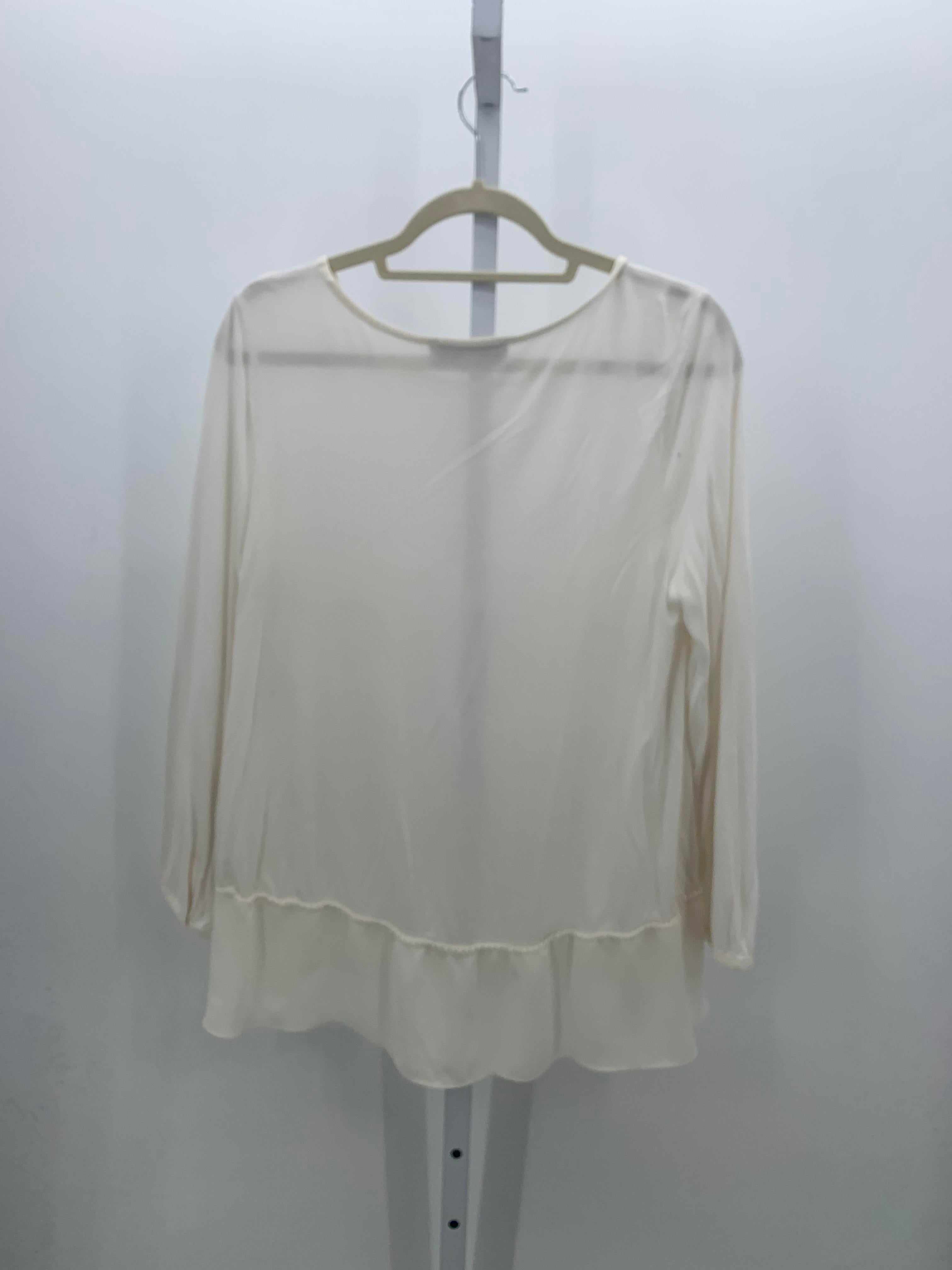 Loft Size Large Misses Long Sleeve Shirt