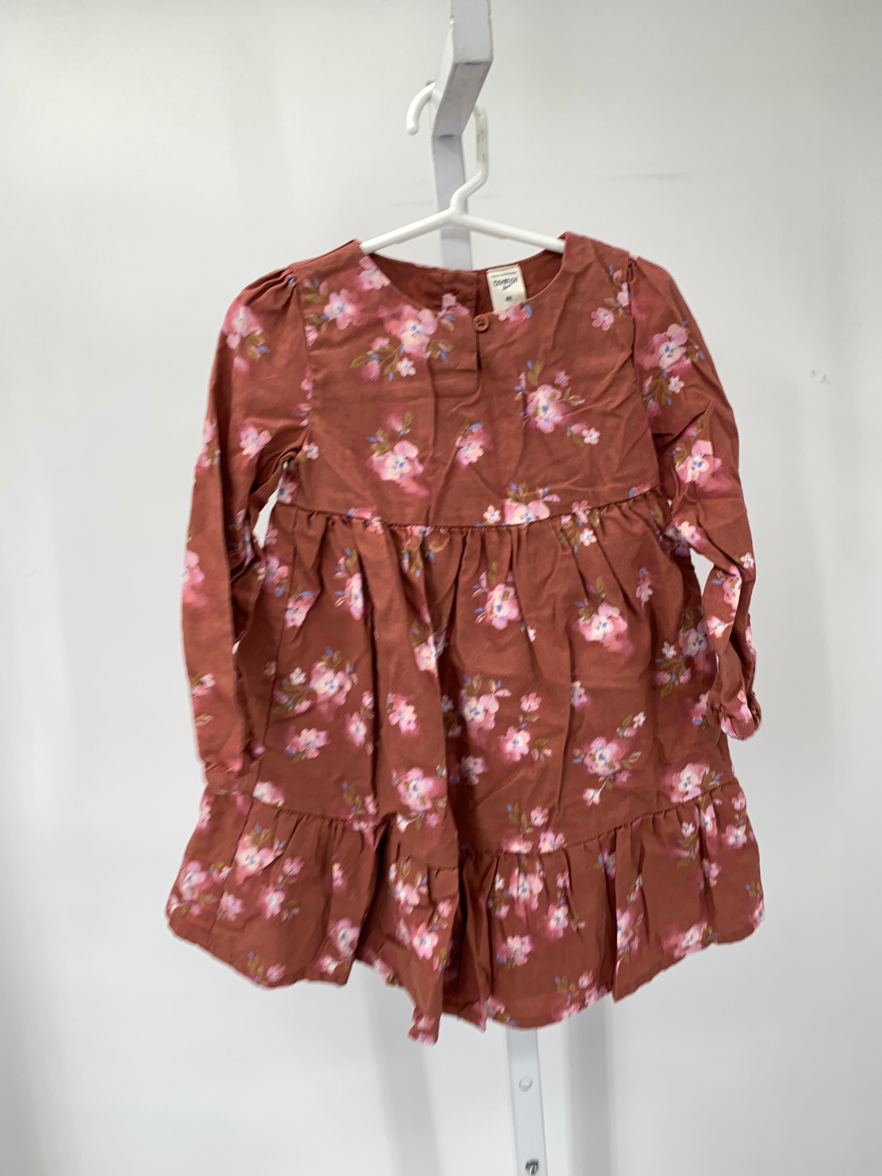 Osh Kosh Size 4T Girls Long Sleeve Dress