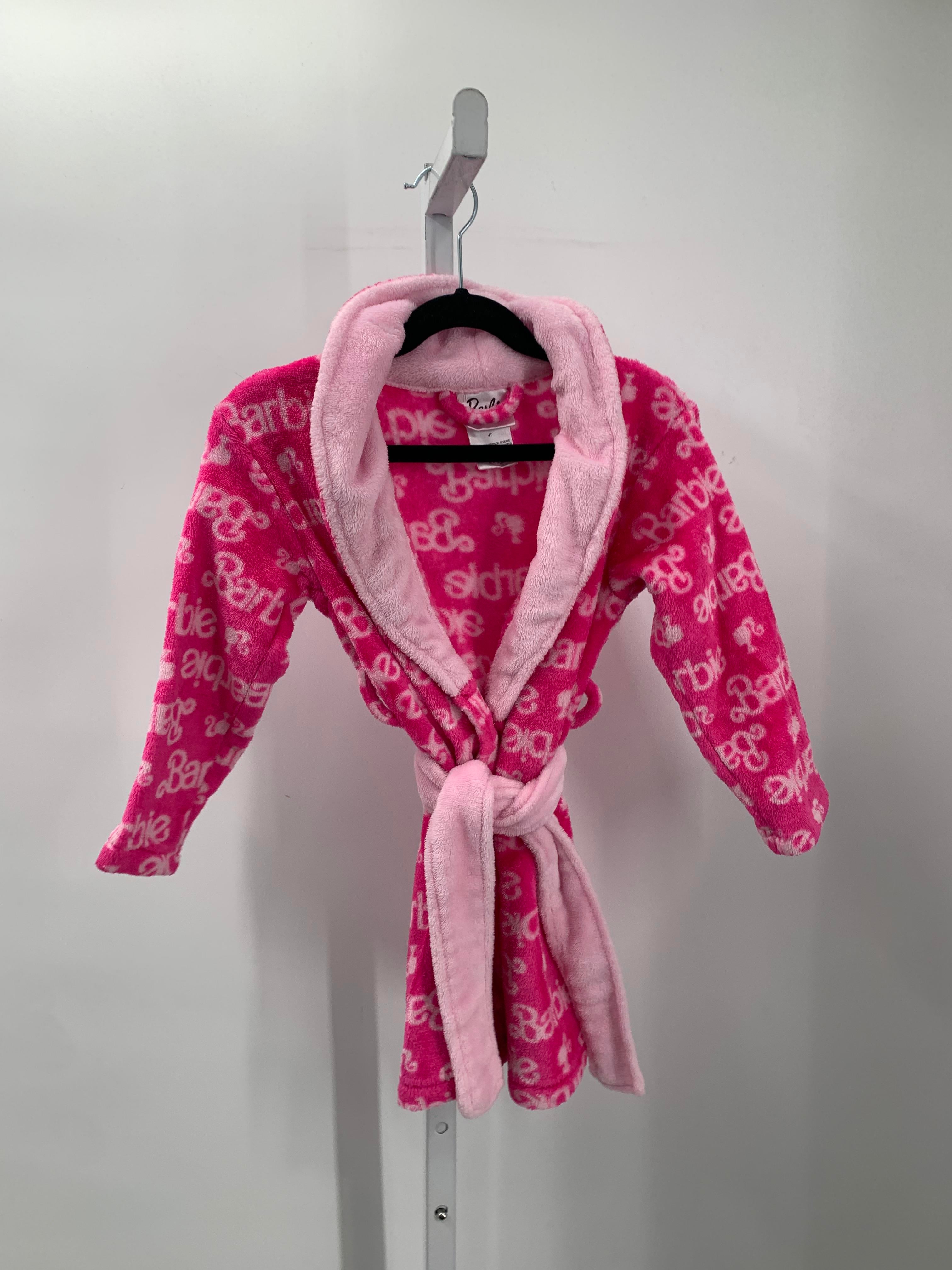 Barbie Size 4T Girls Robe