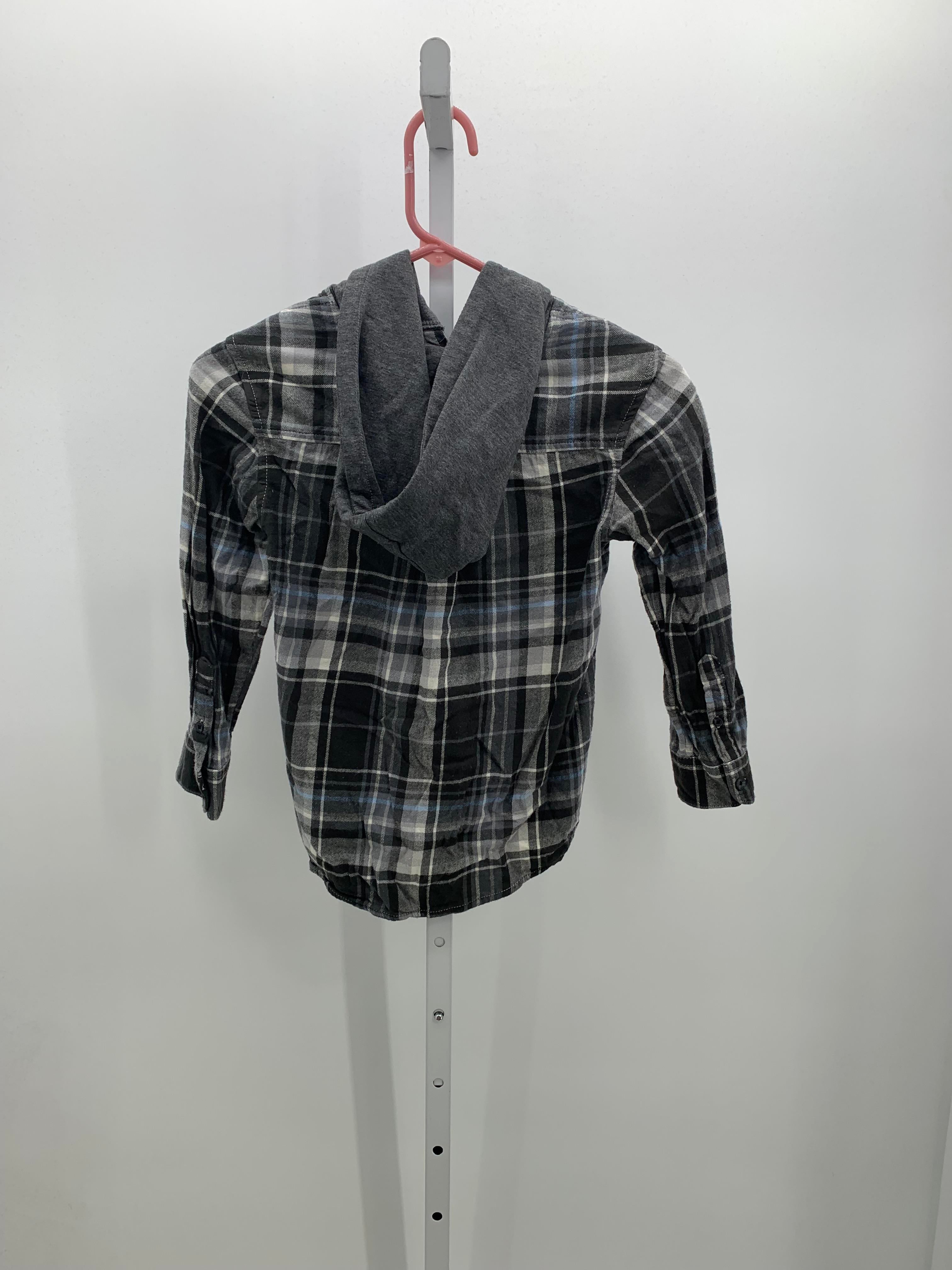 HOODED PLAID