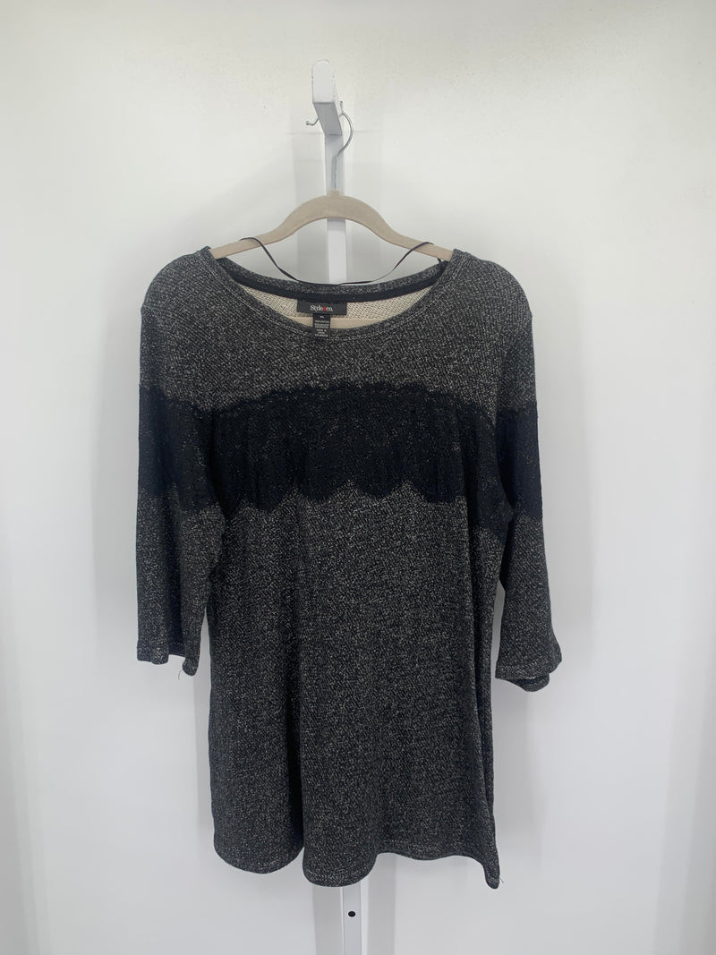 Style & Co. Size Extra Large Misses 3/4 Sleeve Dress