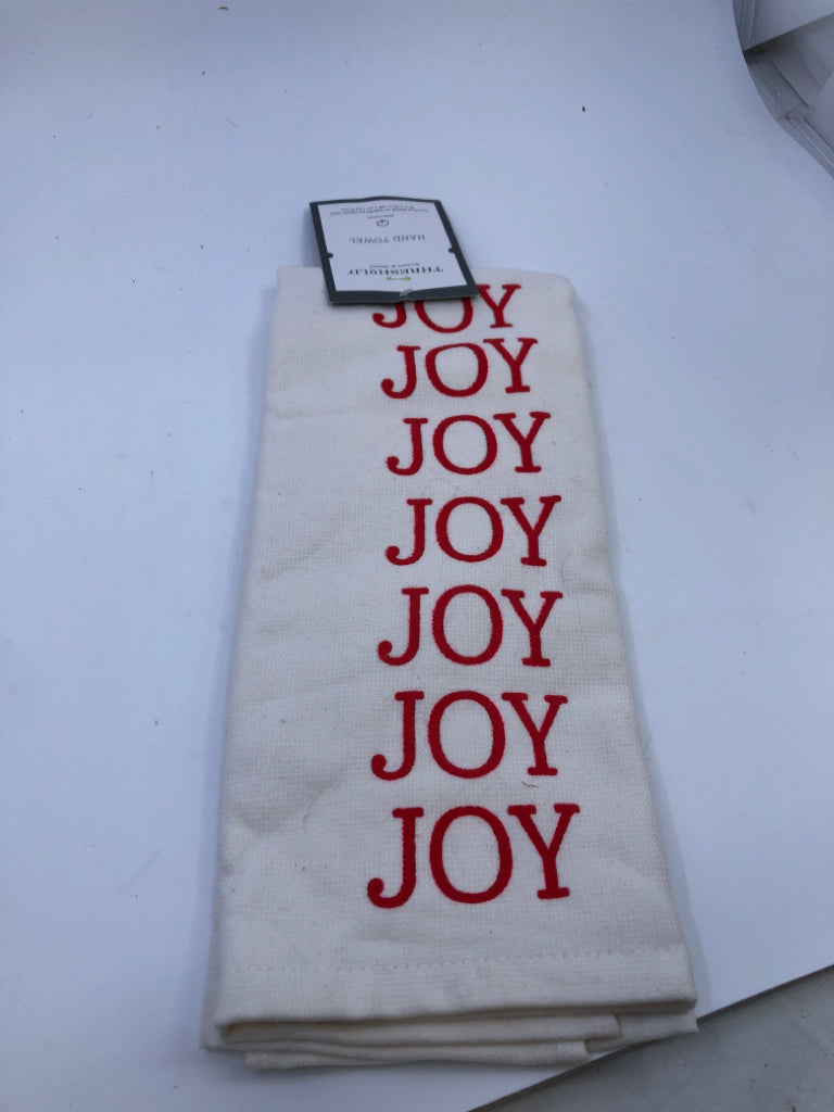 NWT JOY HAND TOWELS.