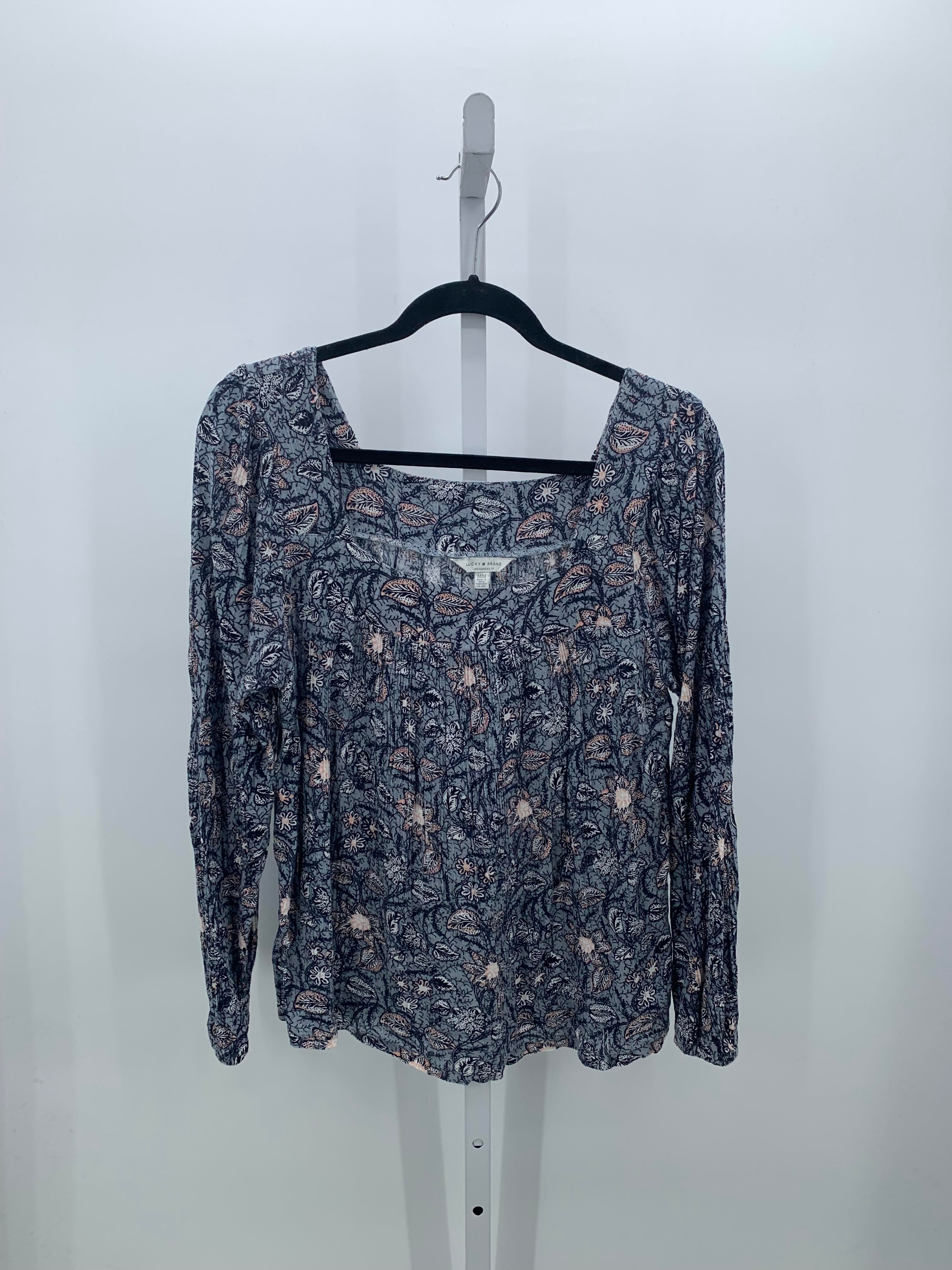 Lucky Brand Size Medium Misses Long Sleeve Shirt