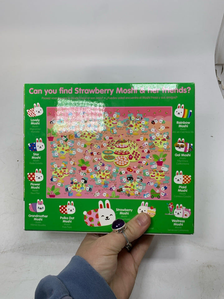 NIB WHERE IS STRAWBERRY MOSHI PUZZLE.