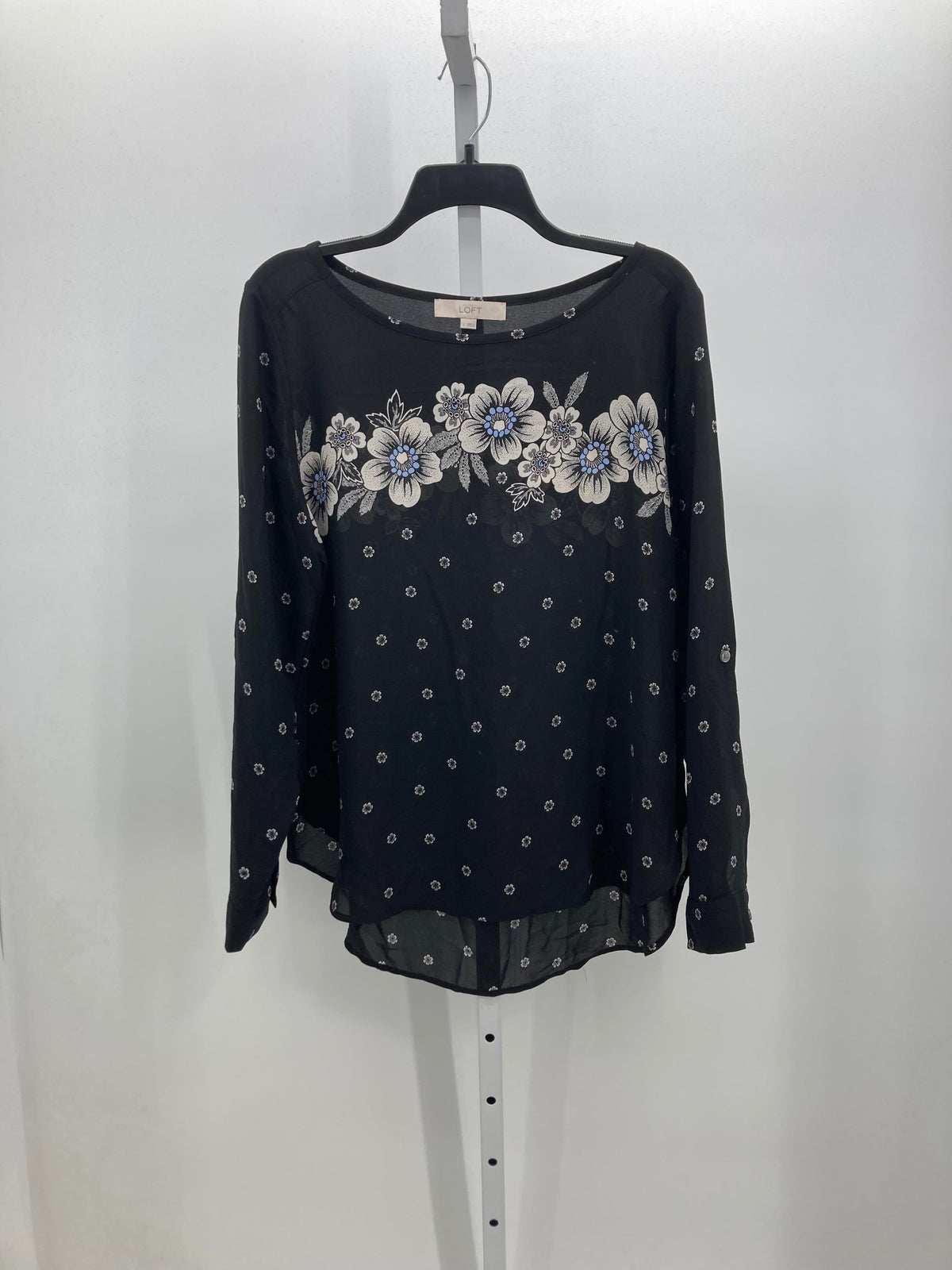 Loft Size Large Misses Long Sleeve Shirt
