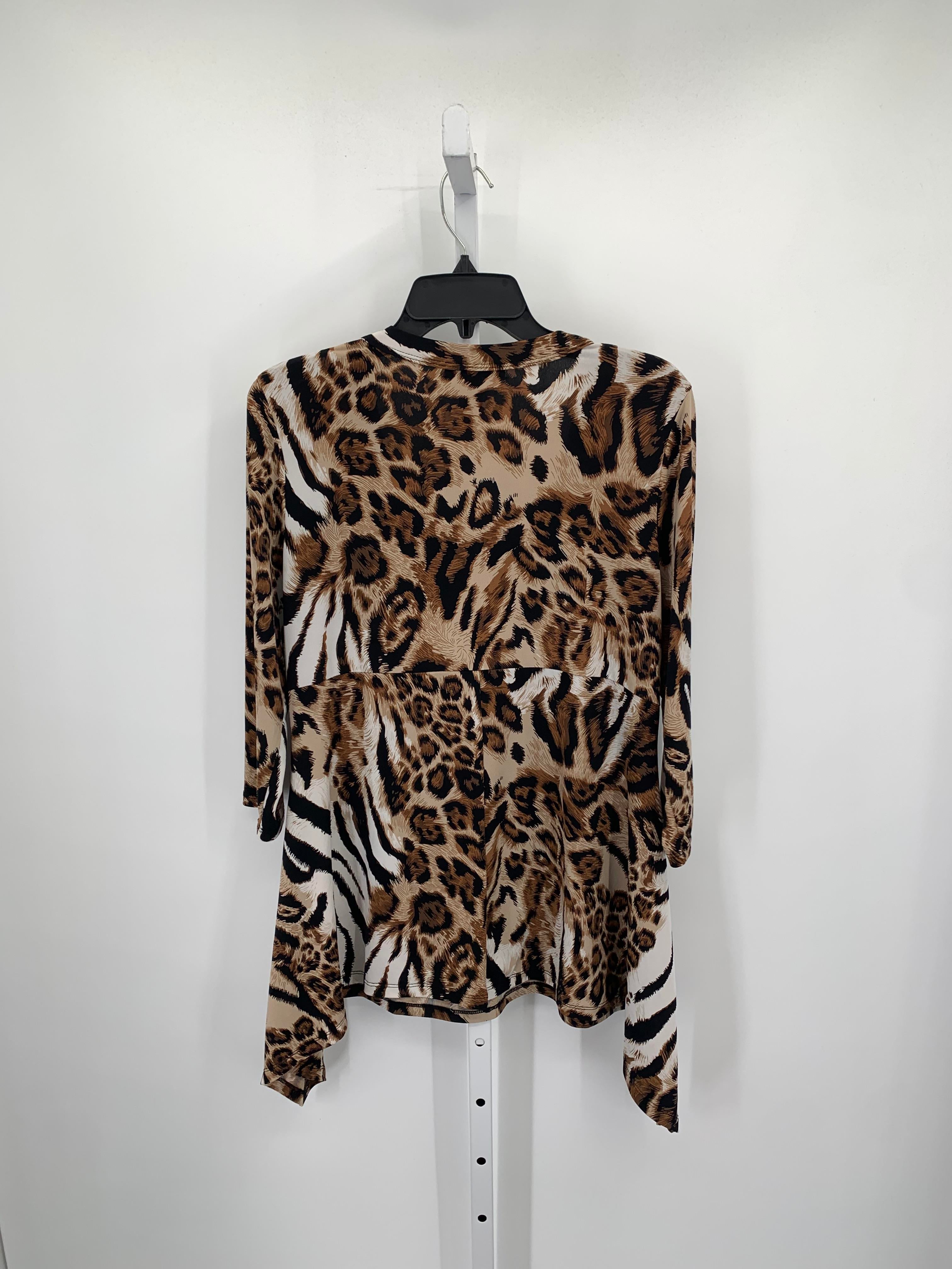 Chaus Size Large Misses 3/4 Sleeve Shirt