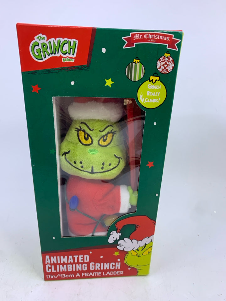 NIB ANIMATED CLIMBING GRINCH.