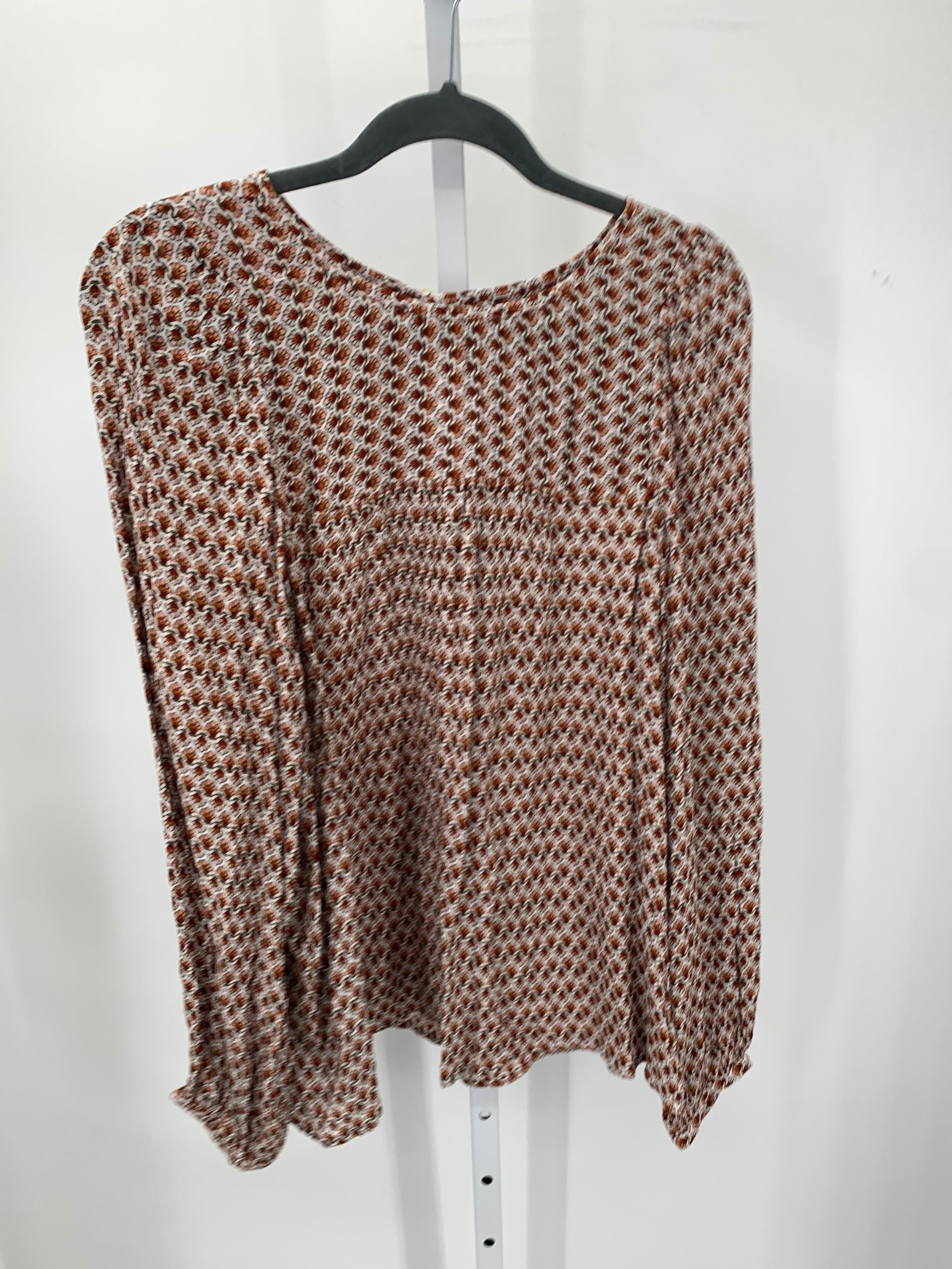 Loft Size Large Misses Long Sleeve Shirt
