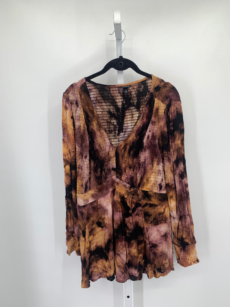 Torrid Size 0X Womens Long Sleeve Shirt