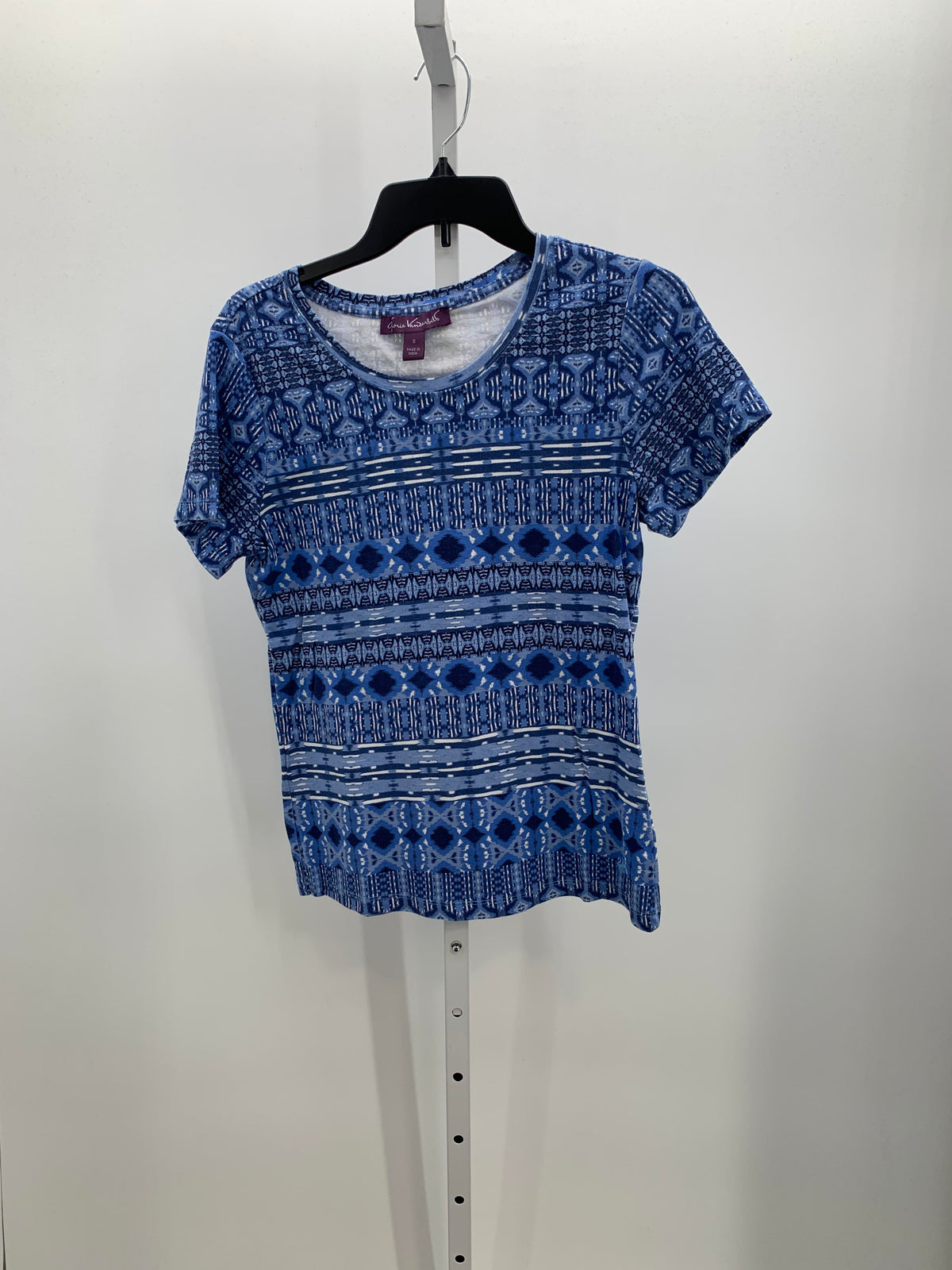 Gloria Vanderbilt Size Small Misses Short Sleeve Shirt