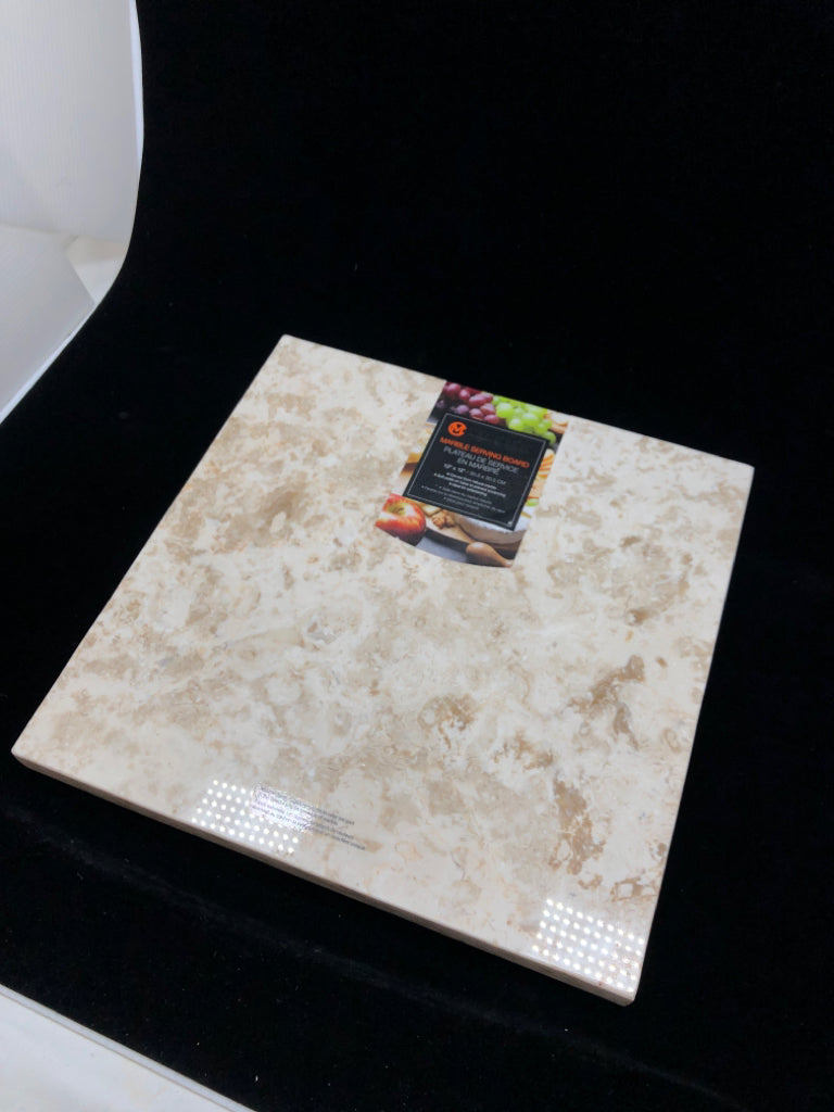 NWT MARBLE SERVING BOARD.