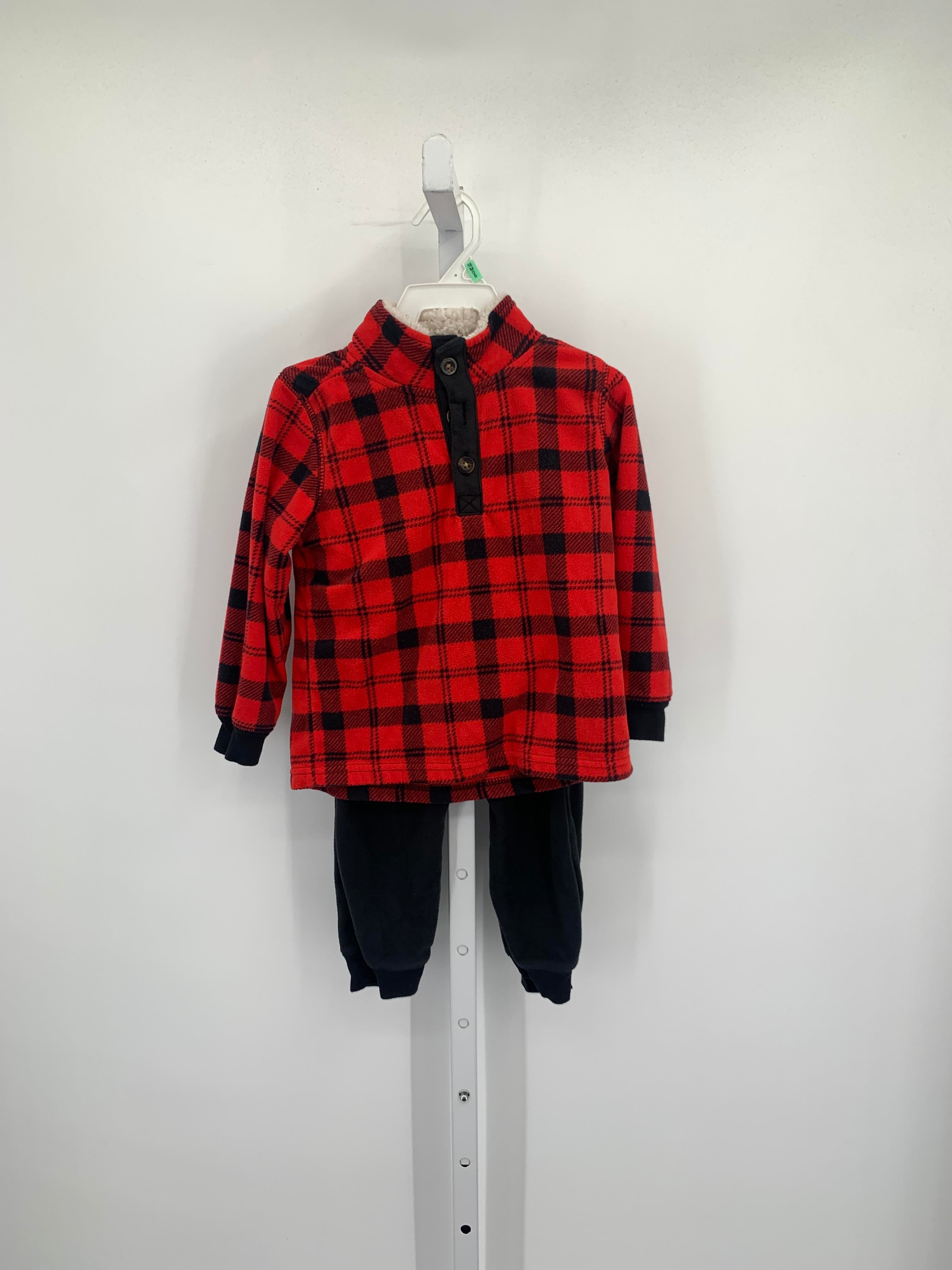 BLACK PLAID FLEECE SHIRT AND PANTS