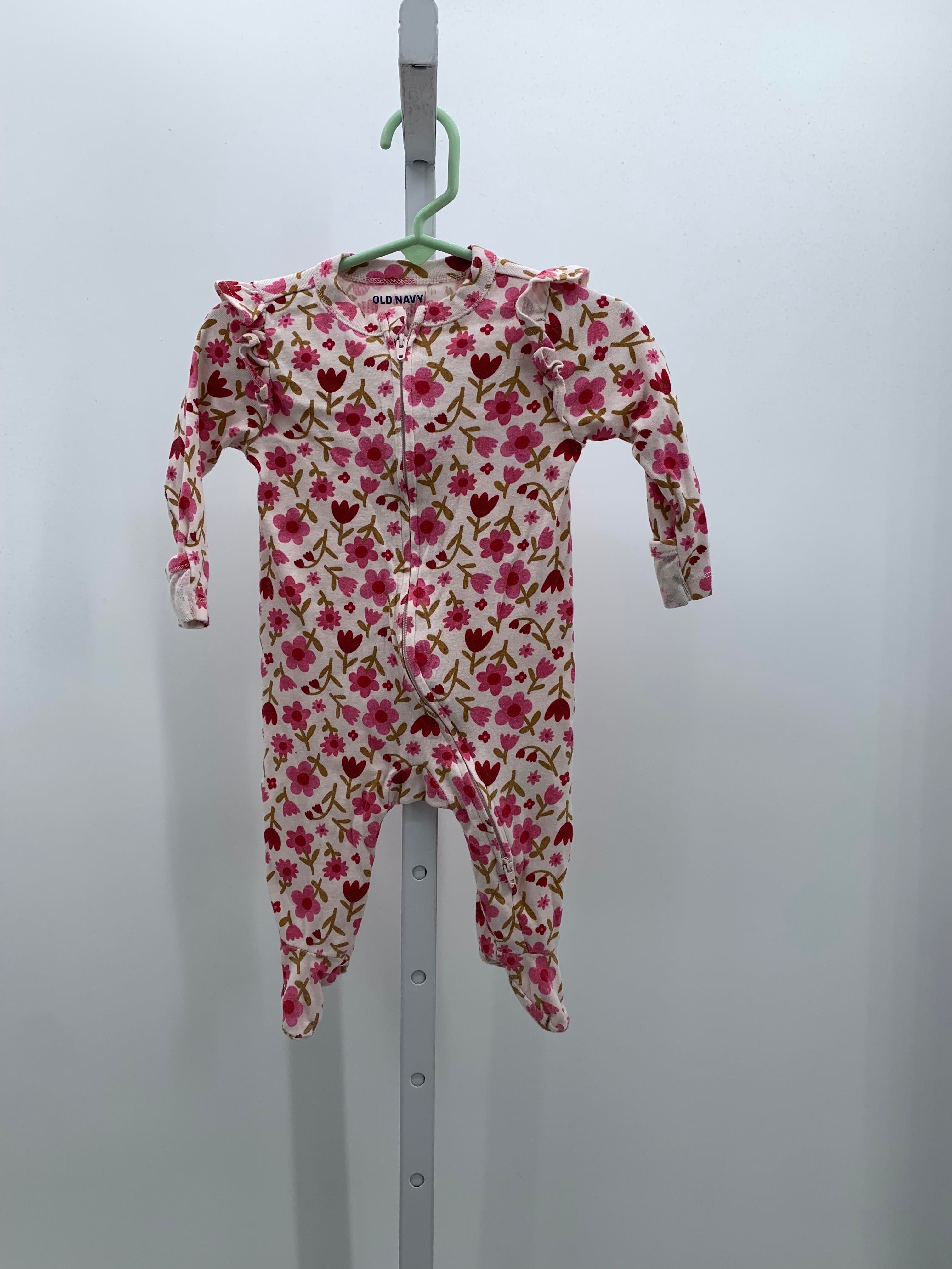Old Navy Size 3-6 Months Girls Long Slv. Romper