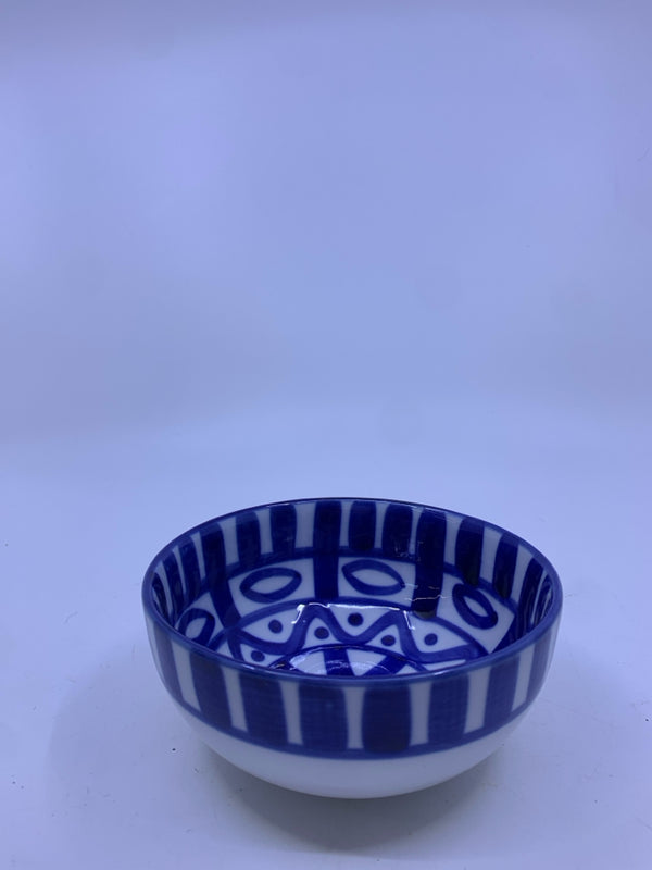 BLUE AND WHITE DANSK BOWL.