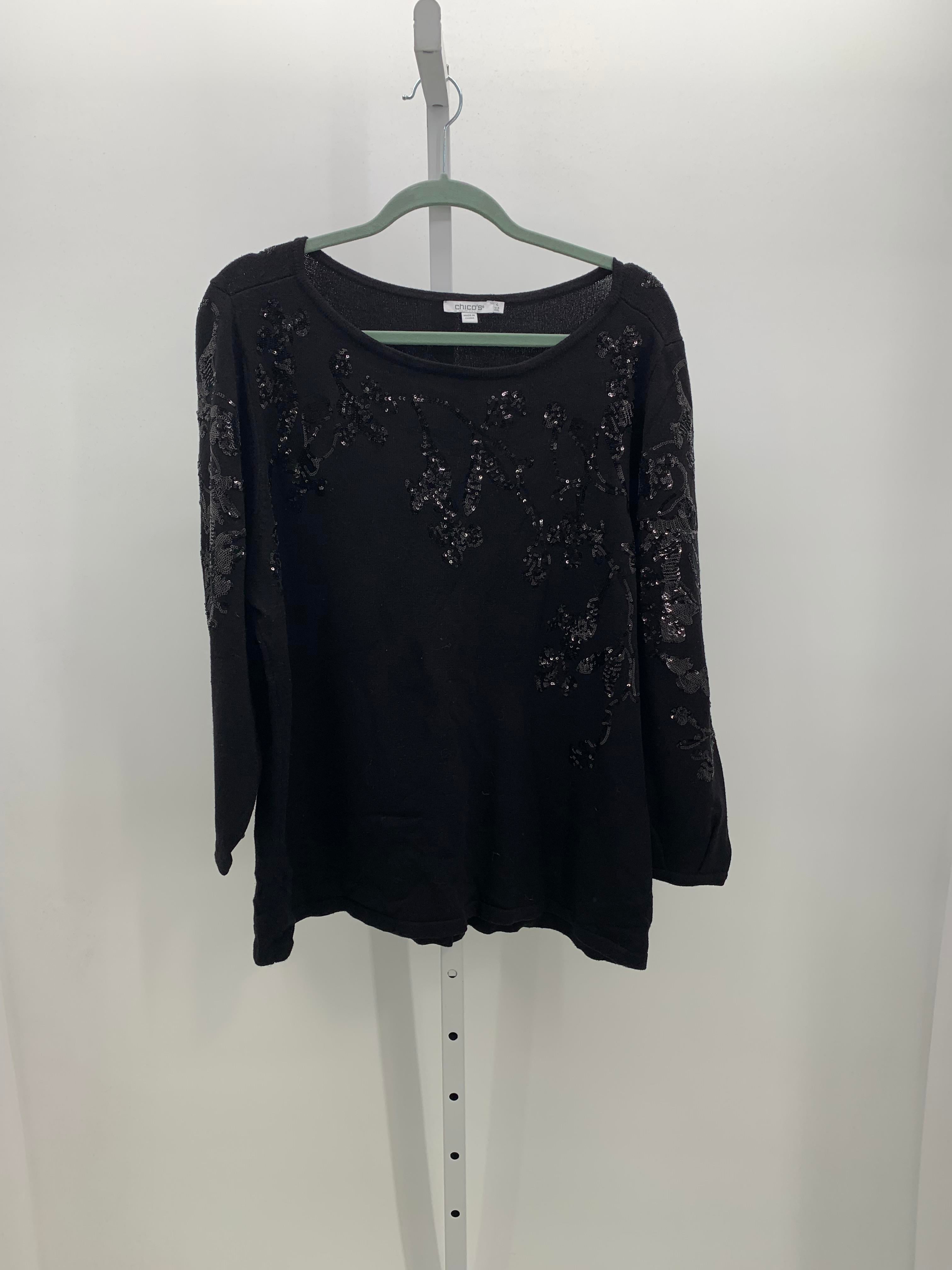 Chico's Size XXL Misses Long Slv Sweater