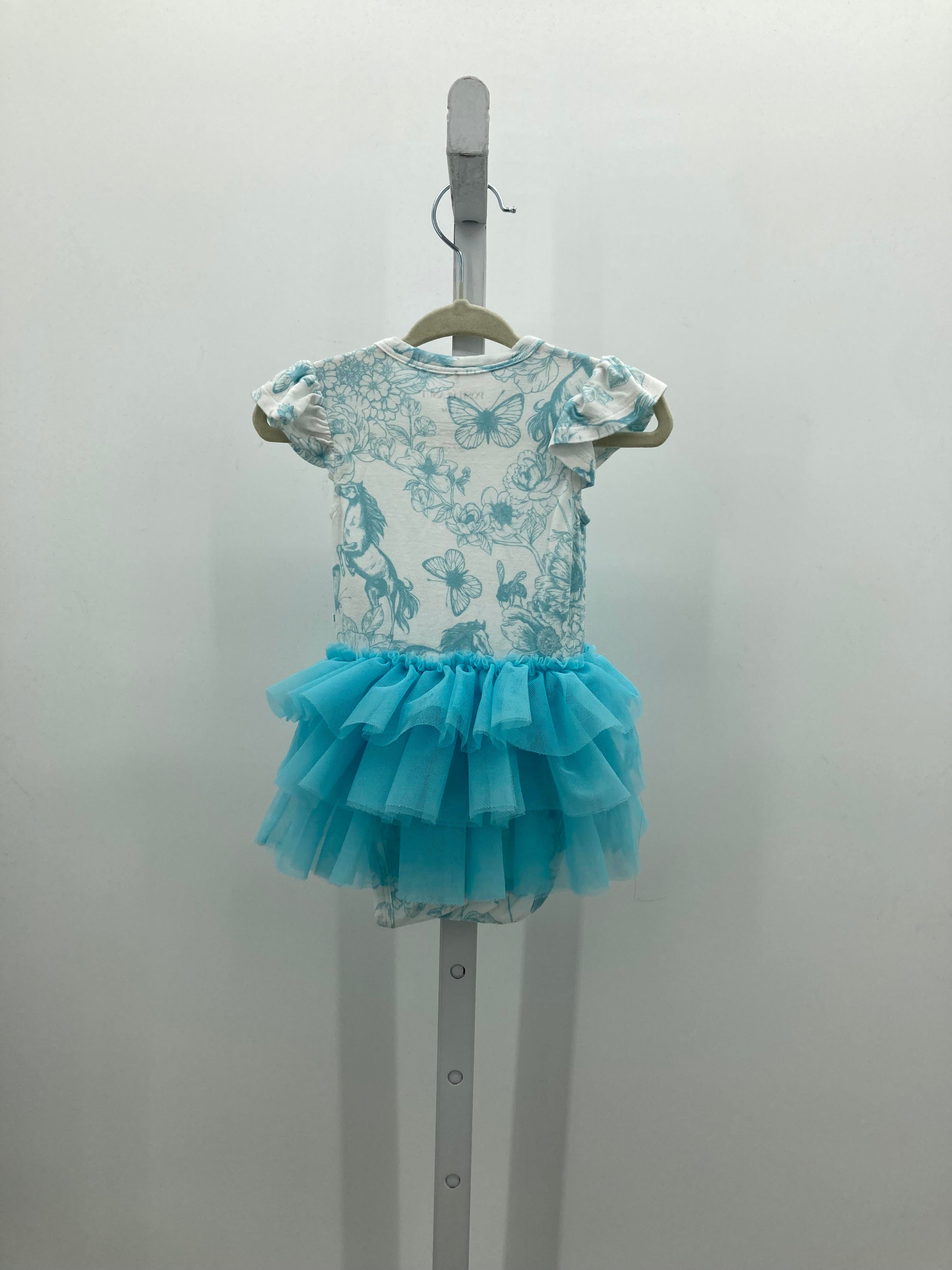 Size 3-6 Months Girls Short Sleeve Dress