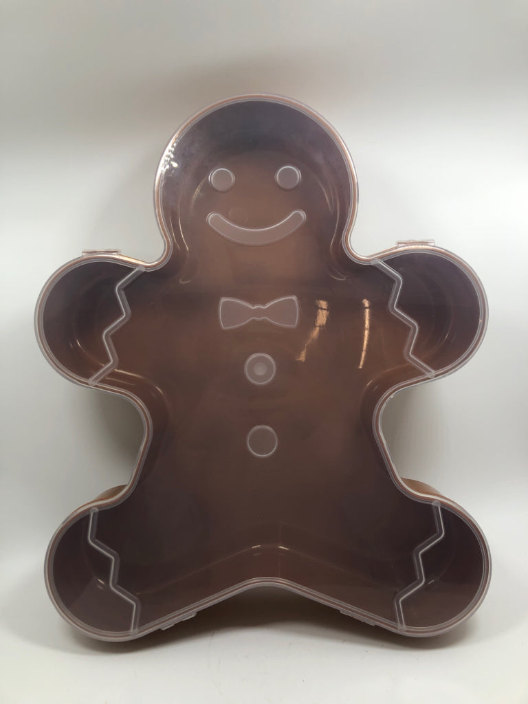 GINGERBREAD MAN CONTAINER