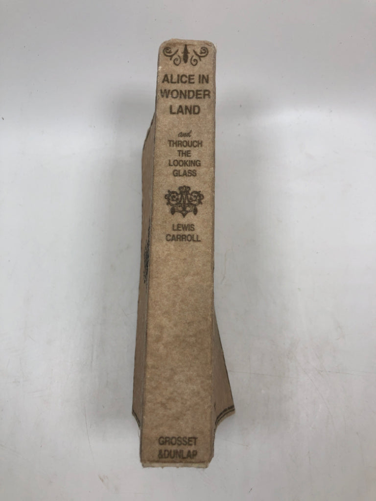ALICE IN WONDERLAND DECORATIVE DISTRESSED BLANK NOTEBOOK.
