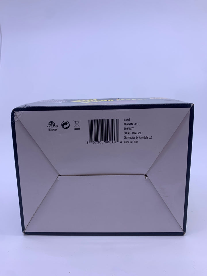 NIB MINI WAFFLE MAKER.
