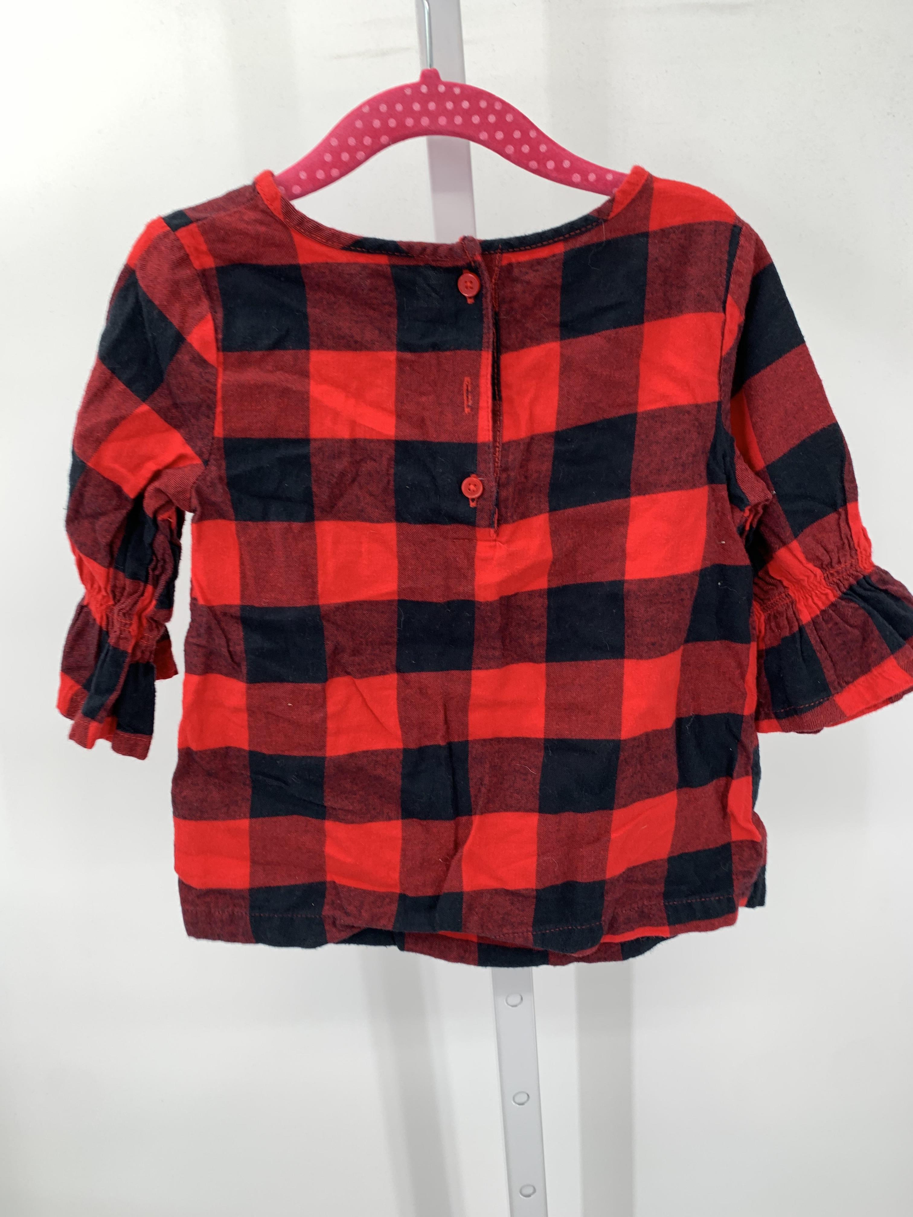 Carters Size 4T Girls Long Sleeve Shirt