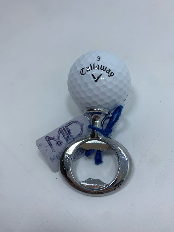 MD GOLF BALL BOTTLE OPENER.