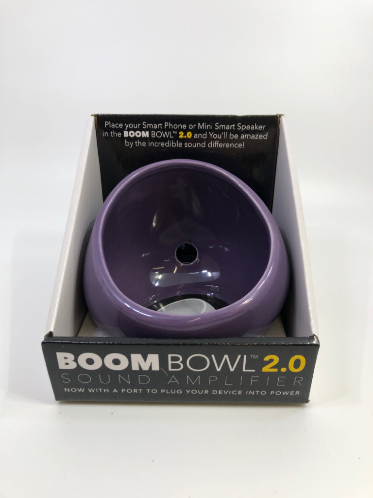 NIB BOOM BOWL SOUND AMPLIFIER.