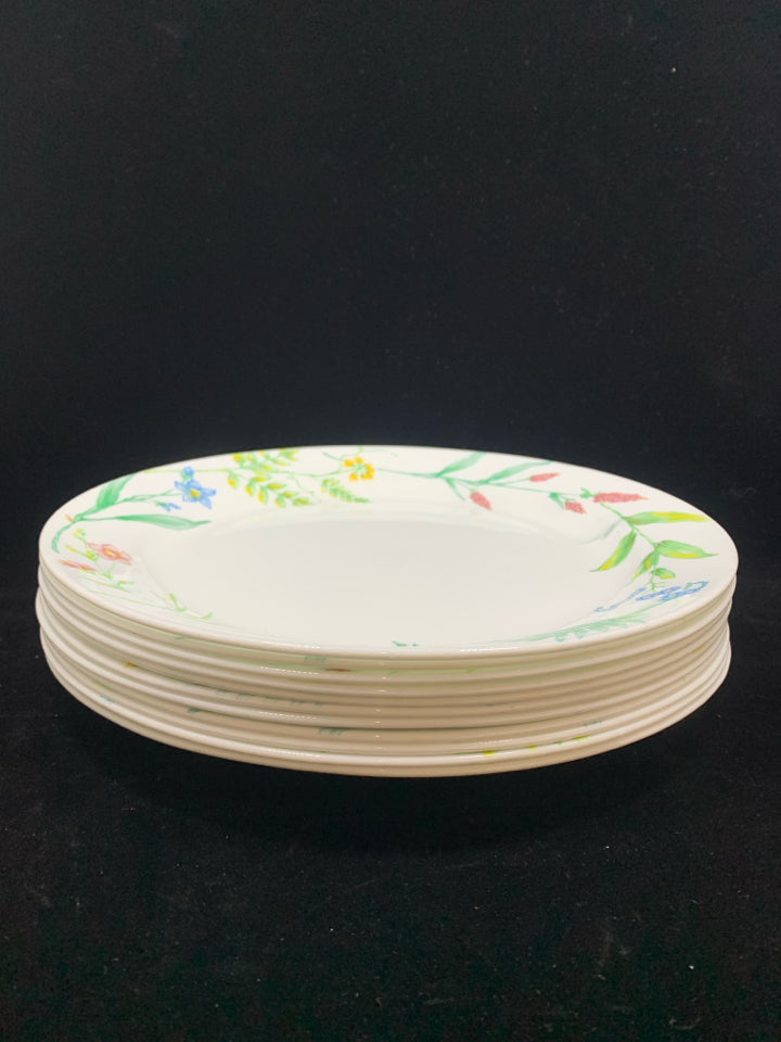 49PC "MY GARDEN" DINNER SET SERVICE FOR 10.