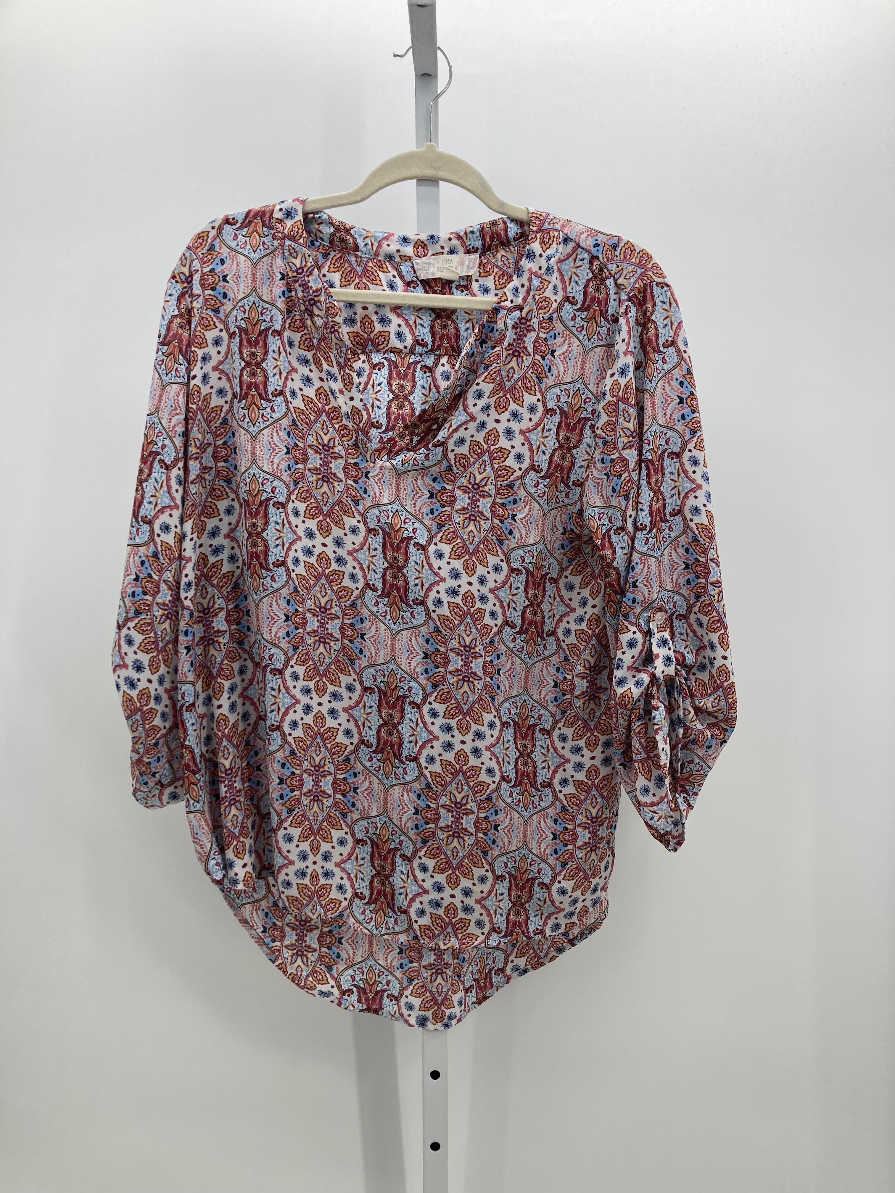 Pink Republic Size Extra Large Juniors 3/4 Sleeve Shirt