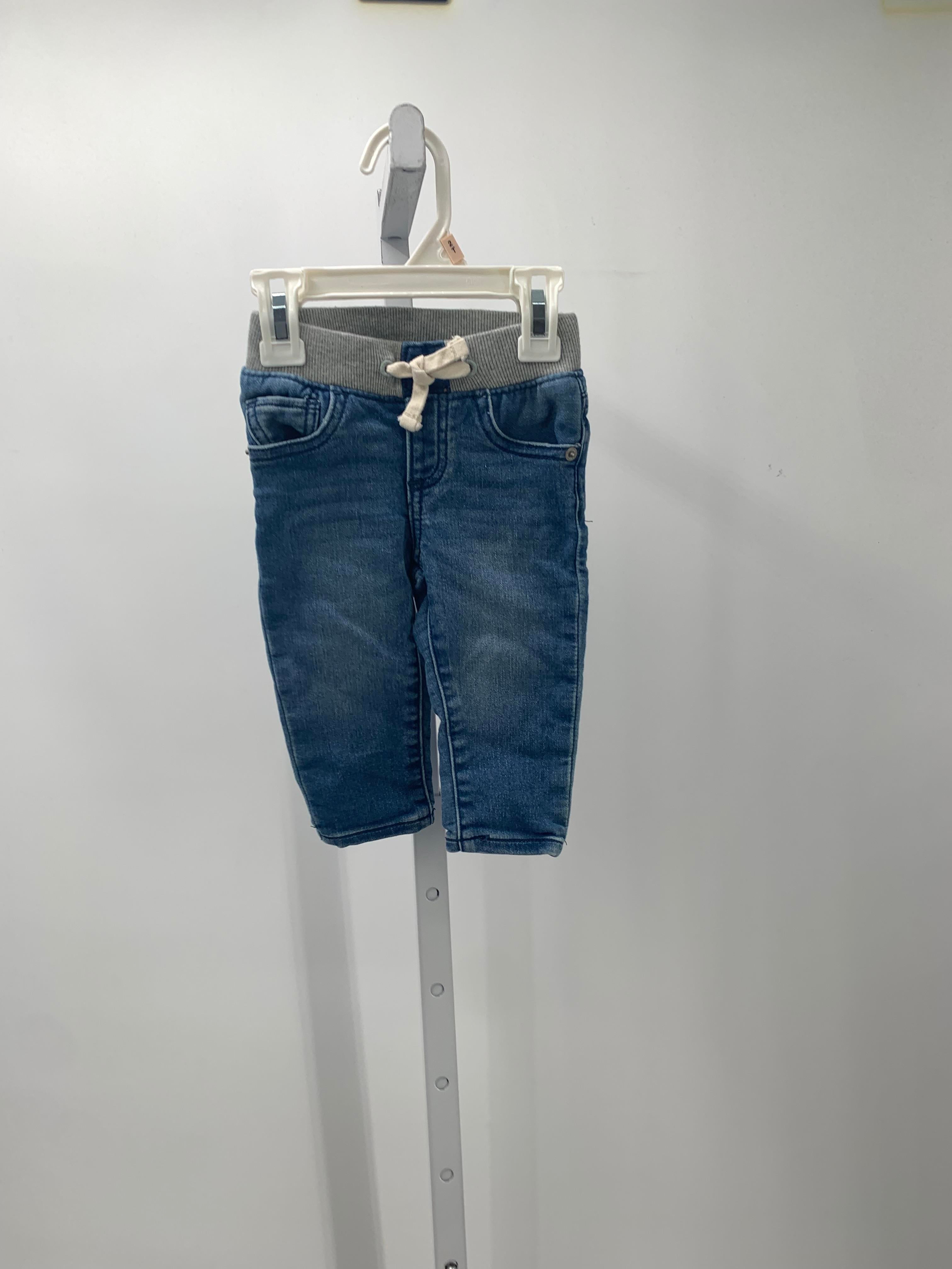 ELASTIC WAIST DENIM