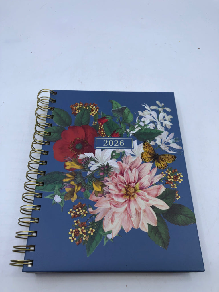BLUE FLORAL 2026 PLANNER.