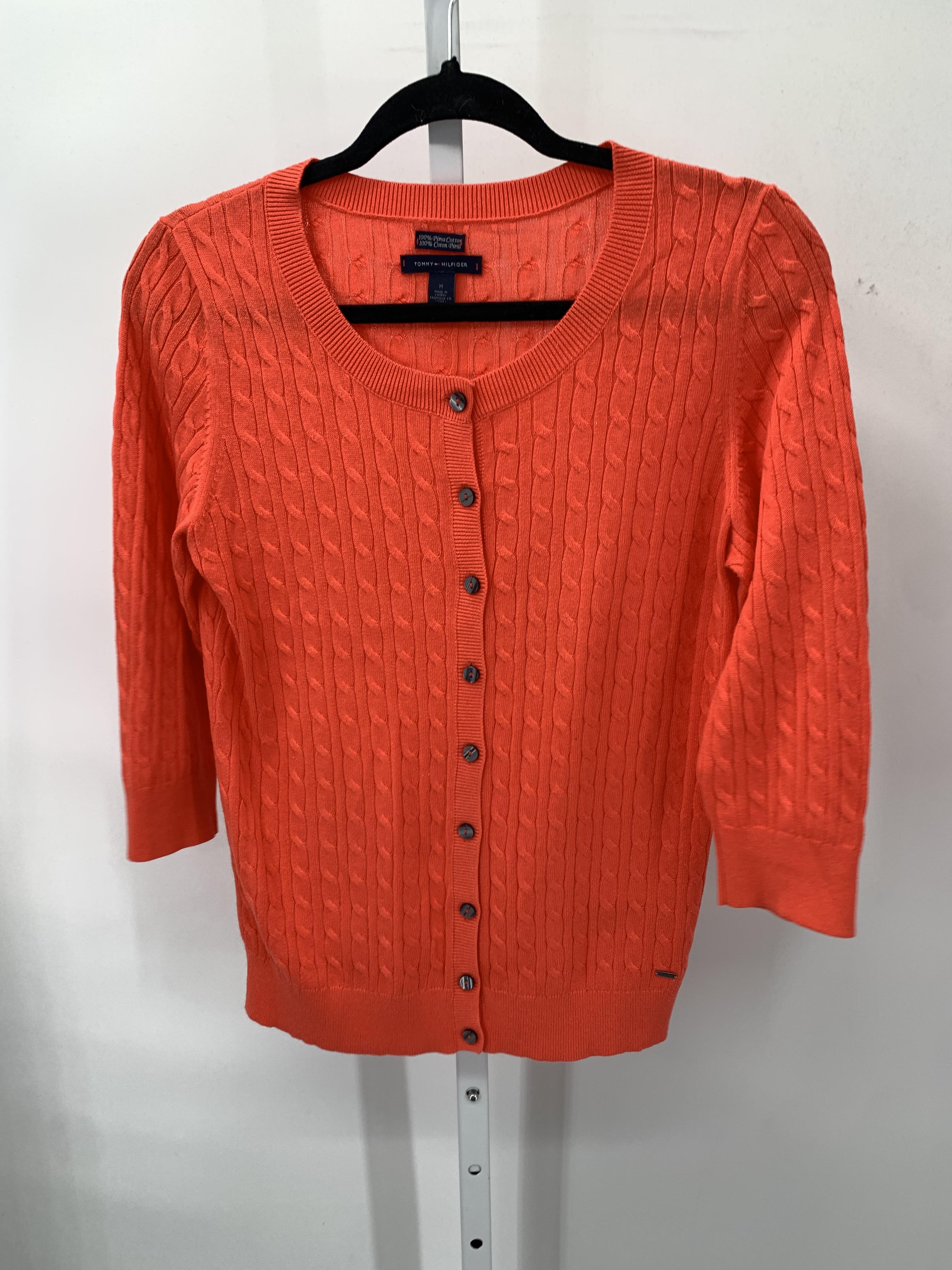 Tommy Hilfiger Size Medium Misses 3/4 Sleeve Sweater