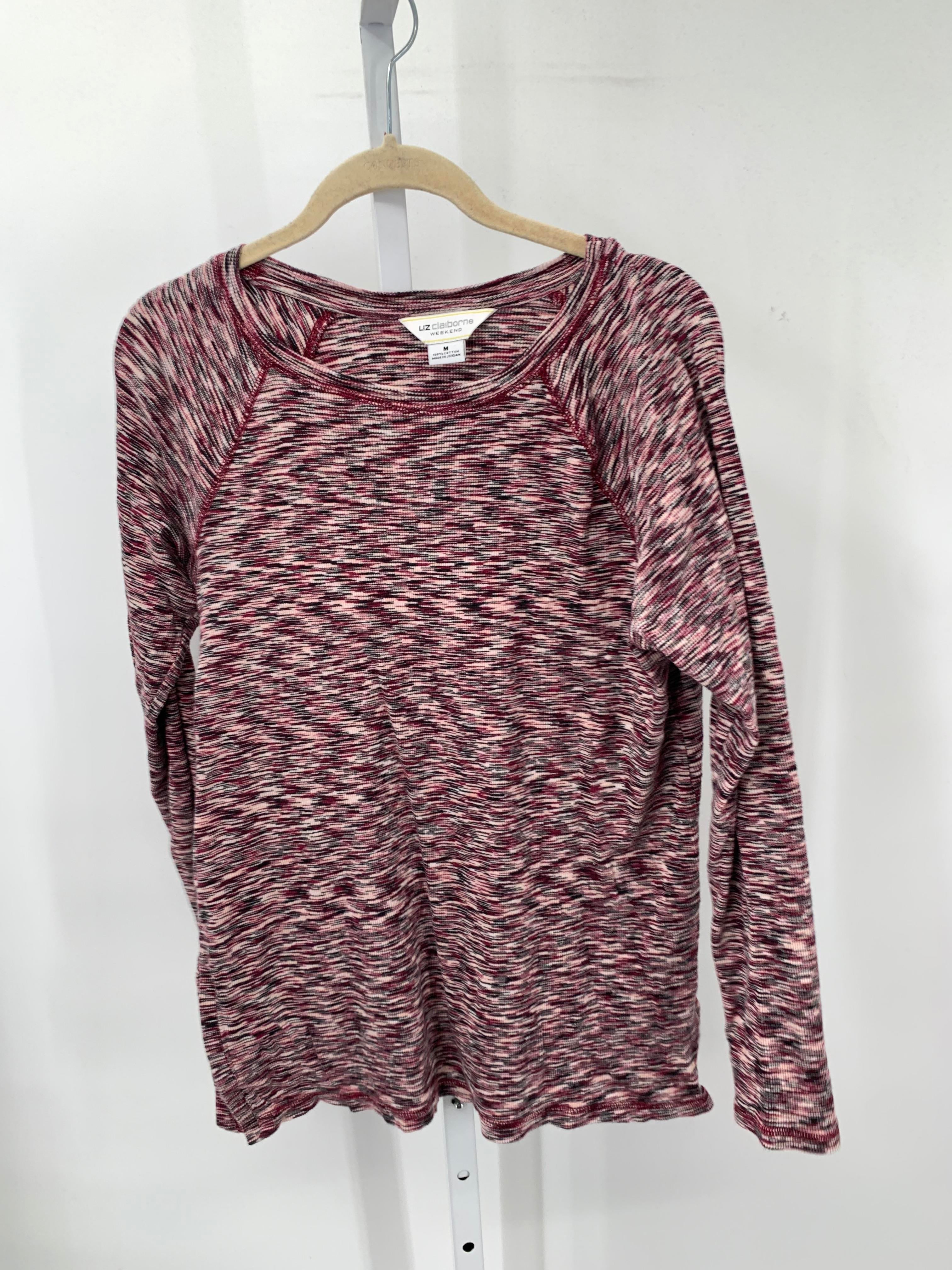 Liz Claiborne Size Medium Misses Long Sleeve Shirt