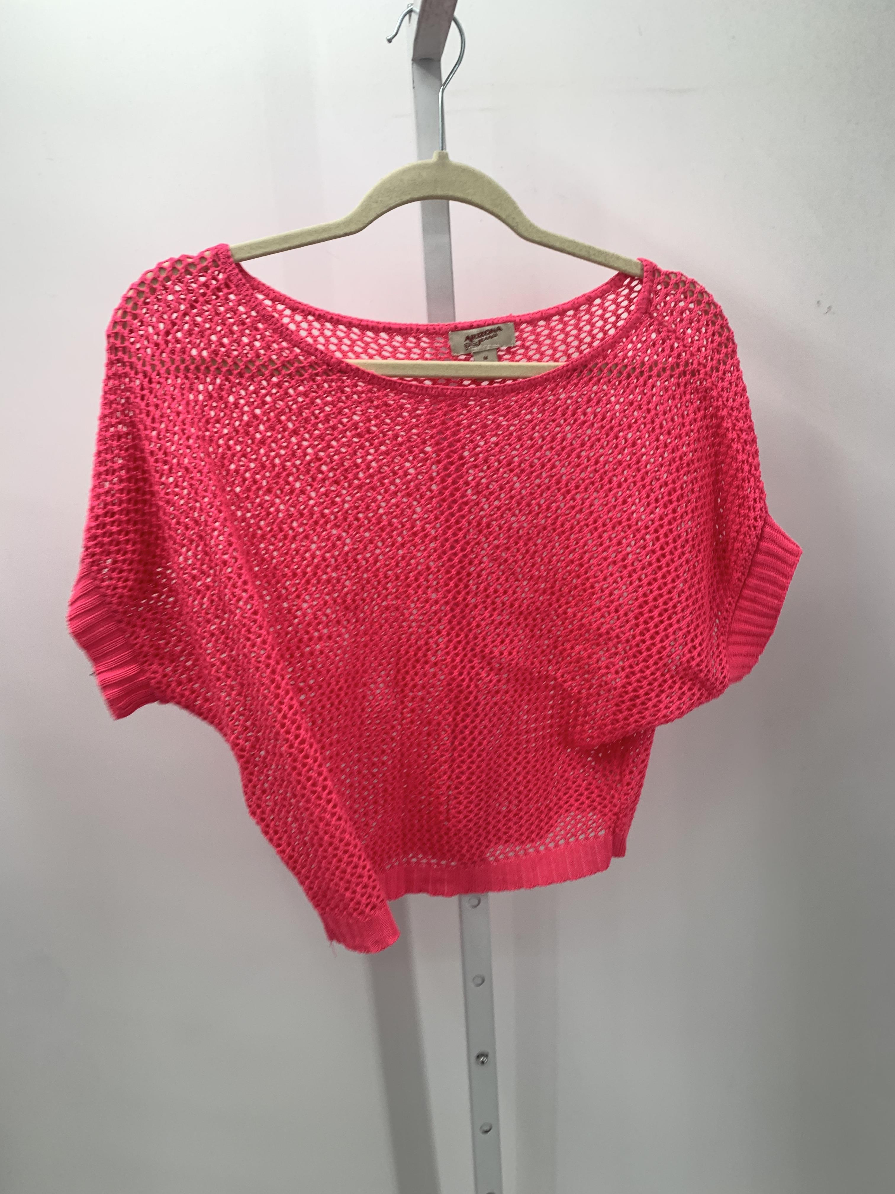 Arizona Size Medium Juniors Short Sleeve Sweater