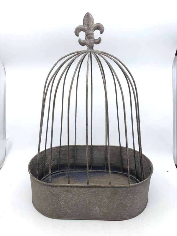 2 PC BIRD CAGE DECOR.