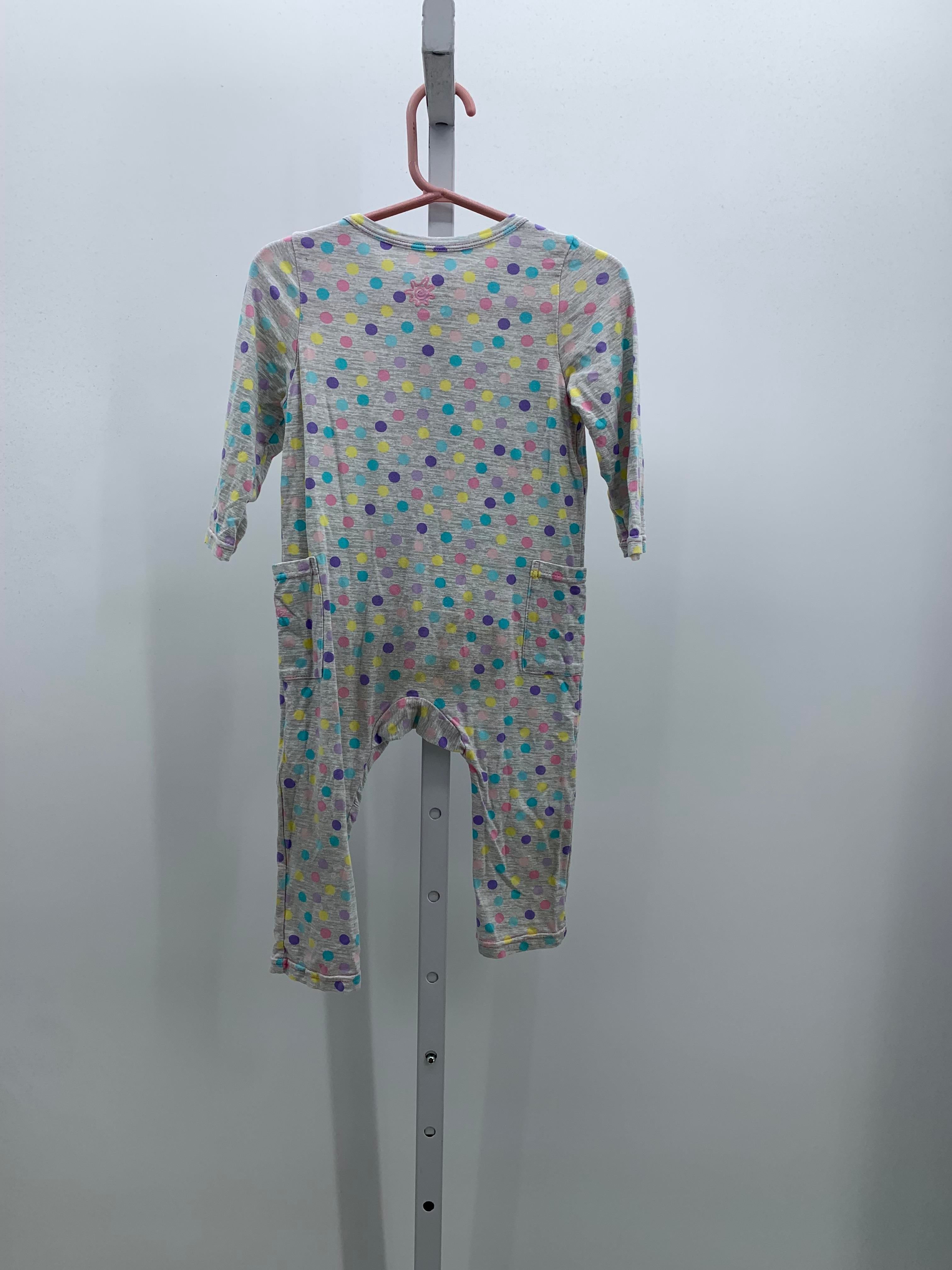 Size 18-24 Months Girls Long Slv. Romper