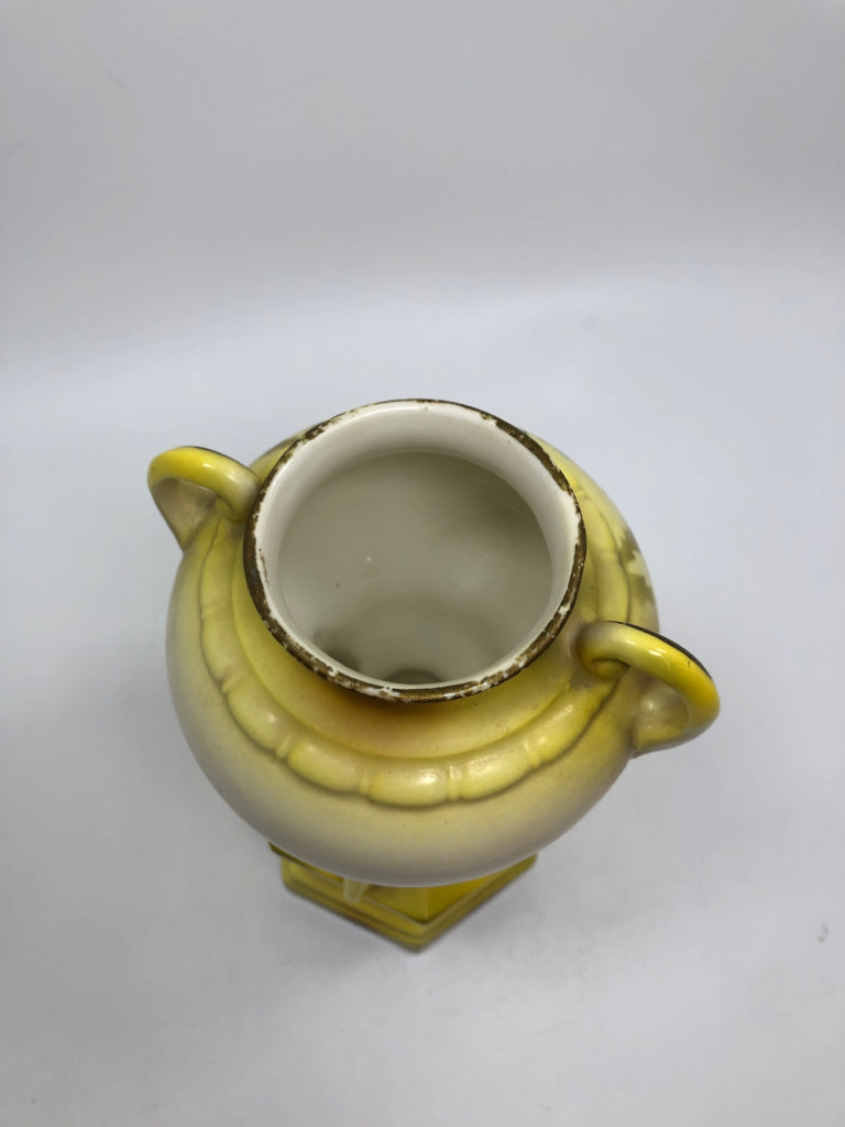 VTG CZECH POTTERY AMPHORA VASE.