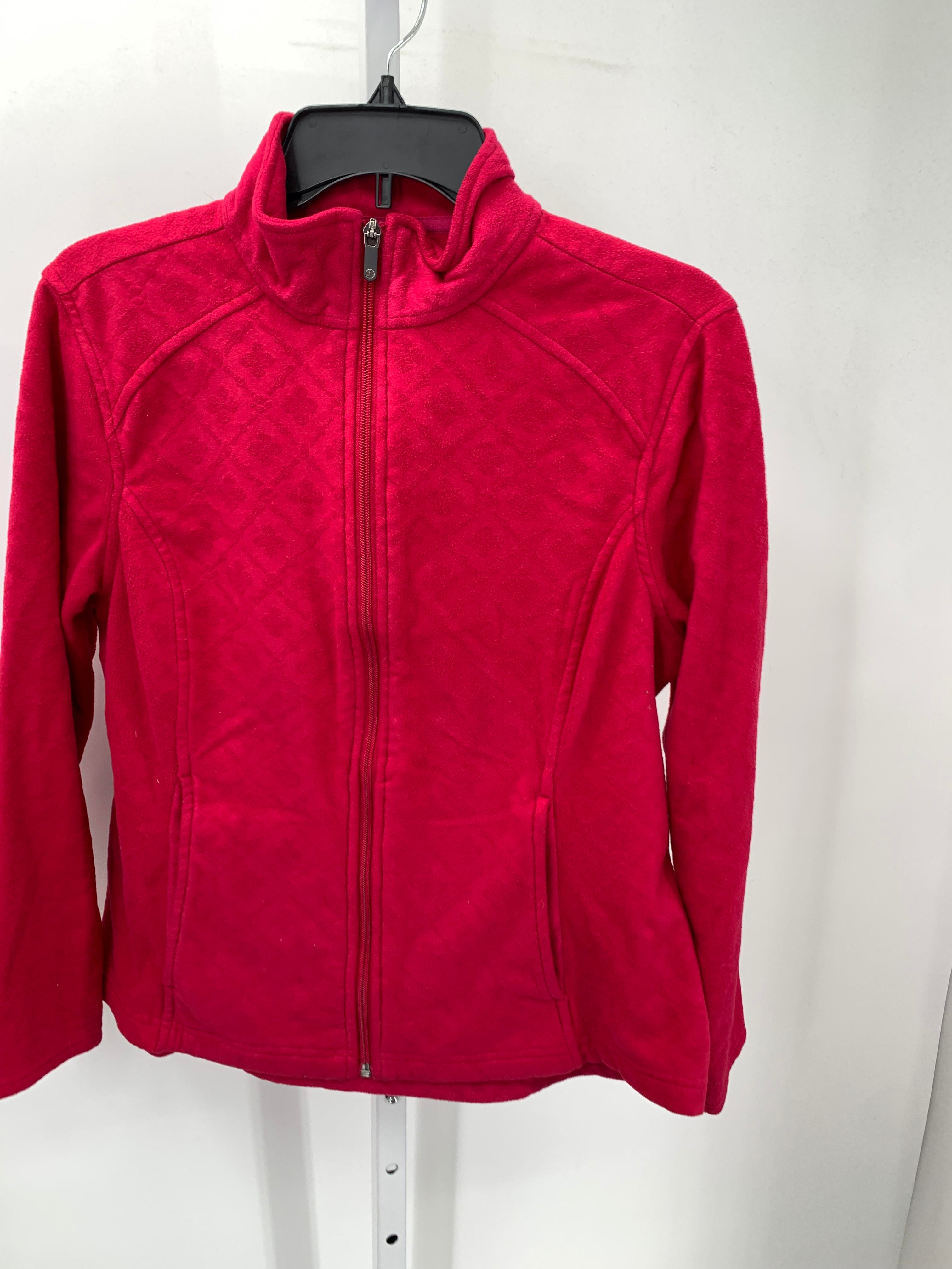 Lands End Size Medium Petite Petite Fleece Jacket