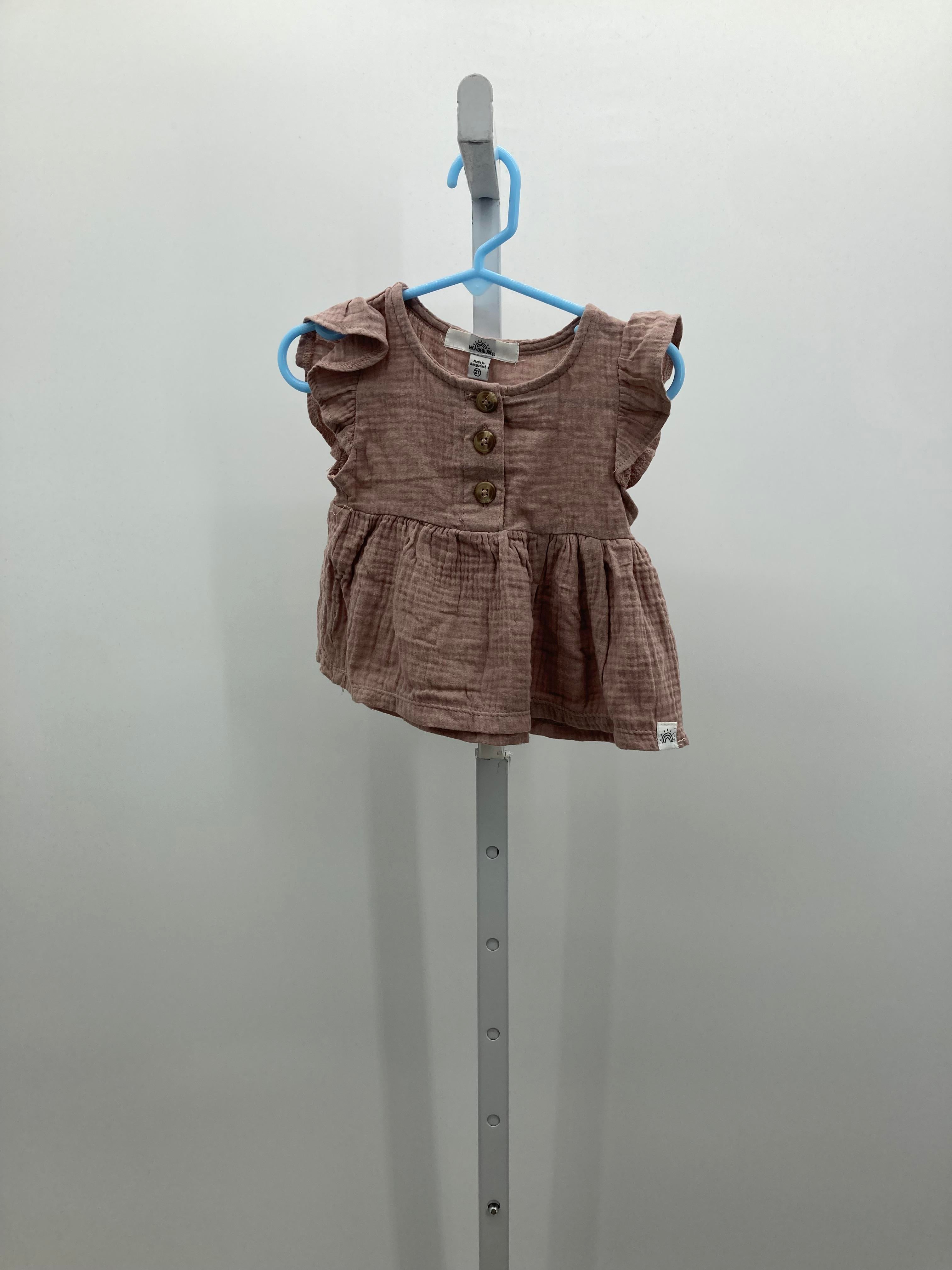 Size 2T Girls Short Sleeve Shirt