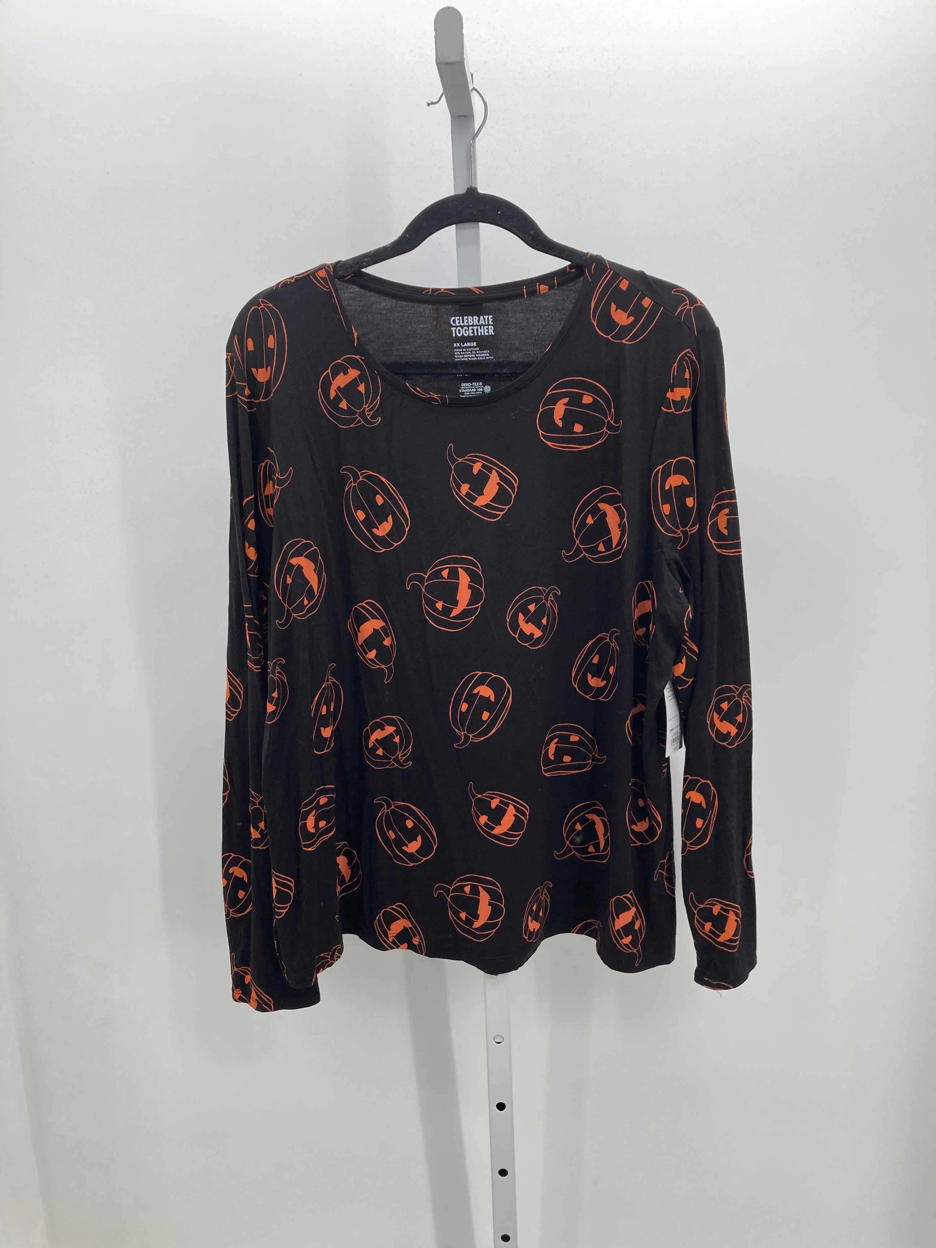 NEW LONG SLV SHIRT PUMPKINS.