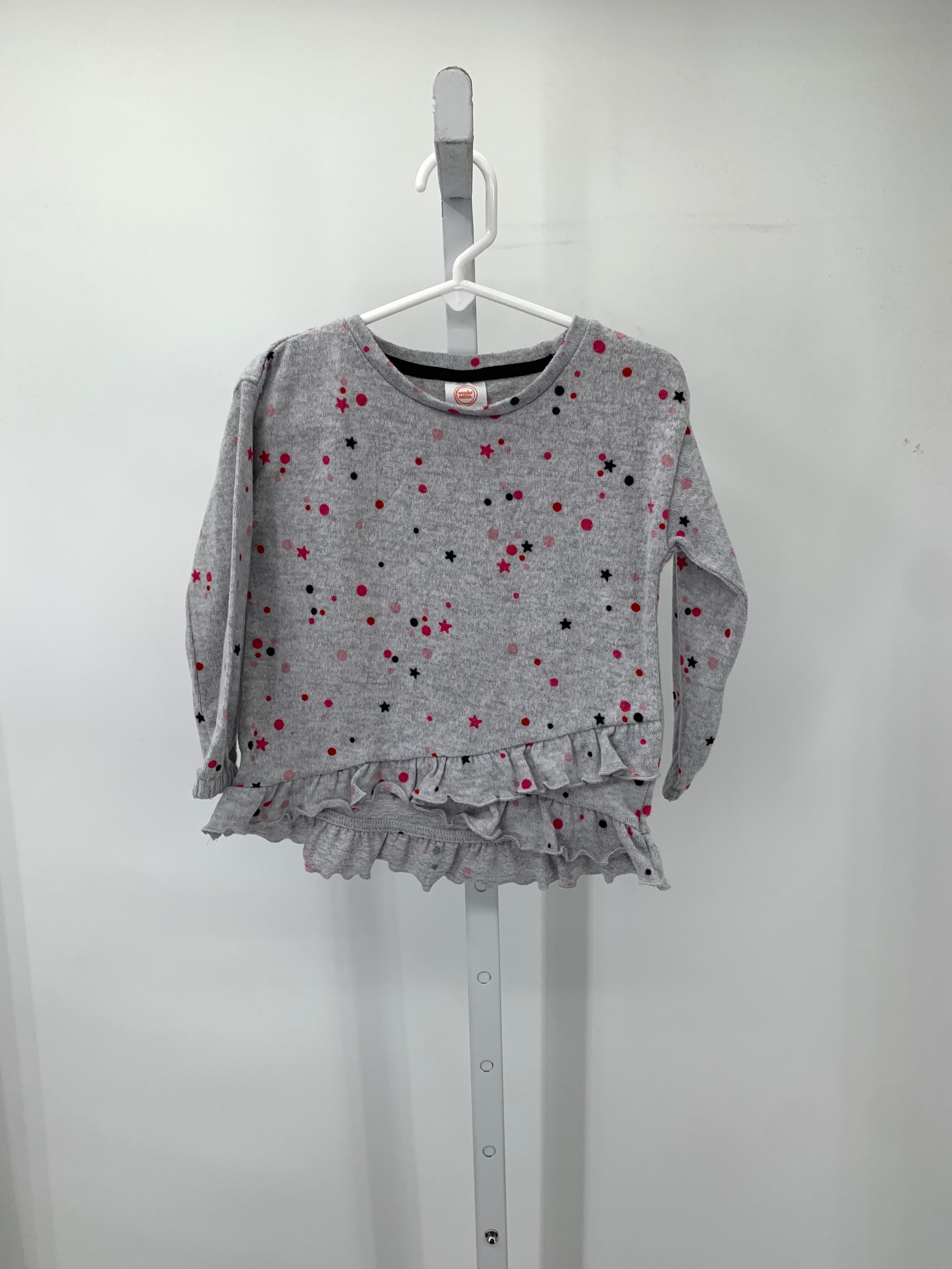 Wonder Nation Size 3T Girls Long Sleeve Shirt