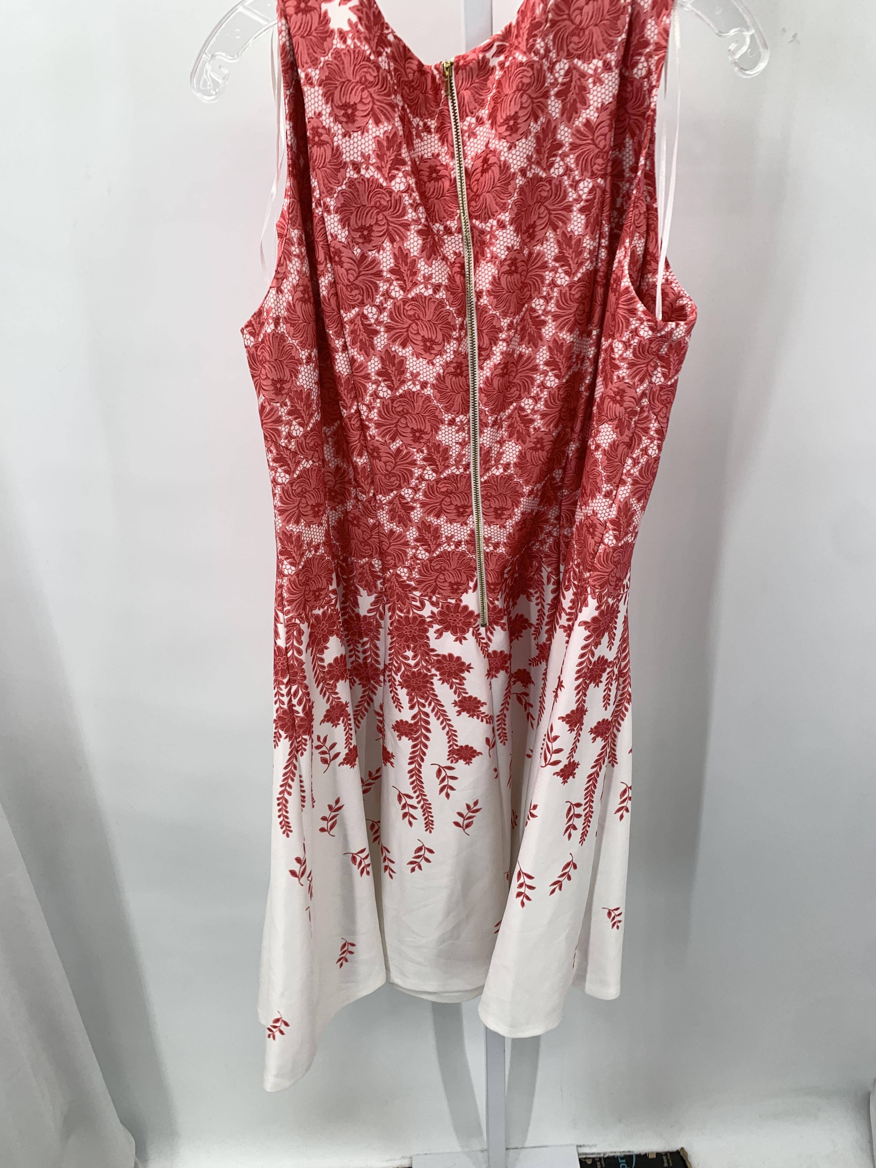 Gabby Skye Size 16 W Womens Sleeveless Dress