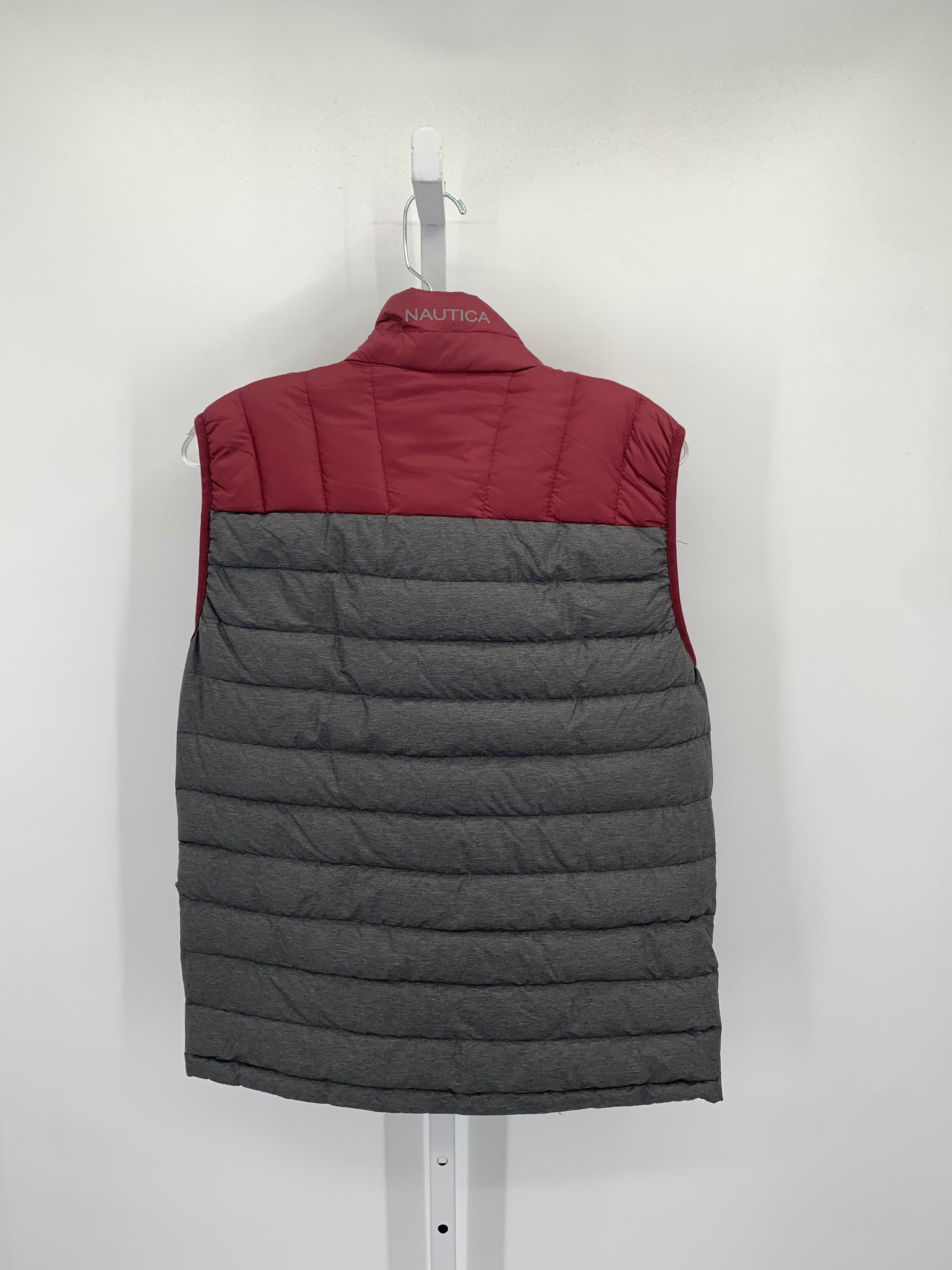 GREY ZIP PUFF VEST